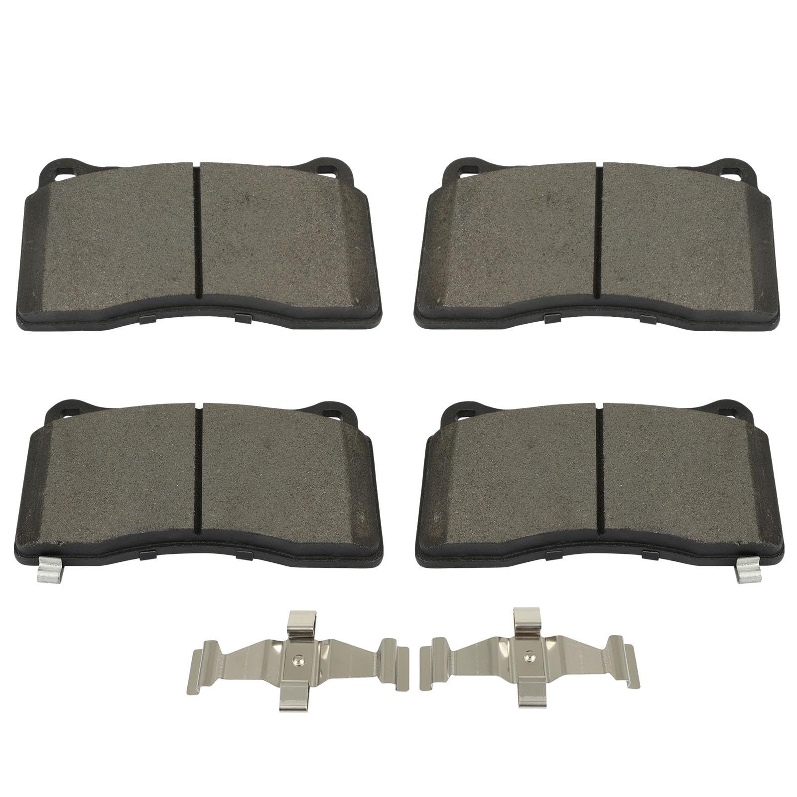 Scitoo D1001 Metallic Brake Pads Sets Front W/Hardware Replacement For Buick, For Cadillac, For Chevy, For Ford, For Honda, For