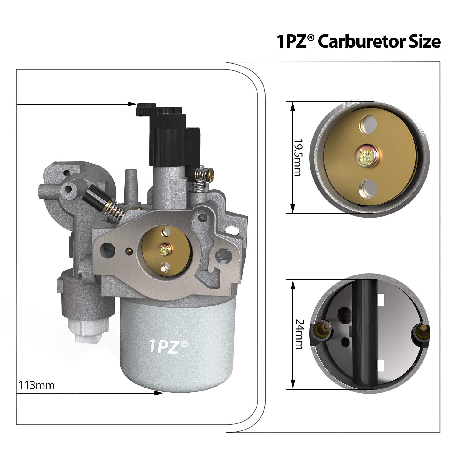 1Pz Ums-101 Carburetor For Subaru Robin Ex13 Ex17 Ex17D Sp17 Sp170 Engine 277-62301-30 277-62302-50
