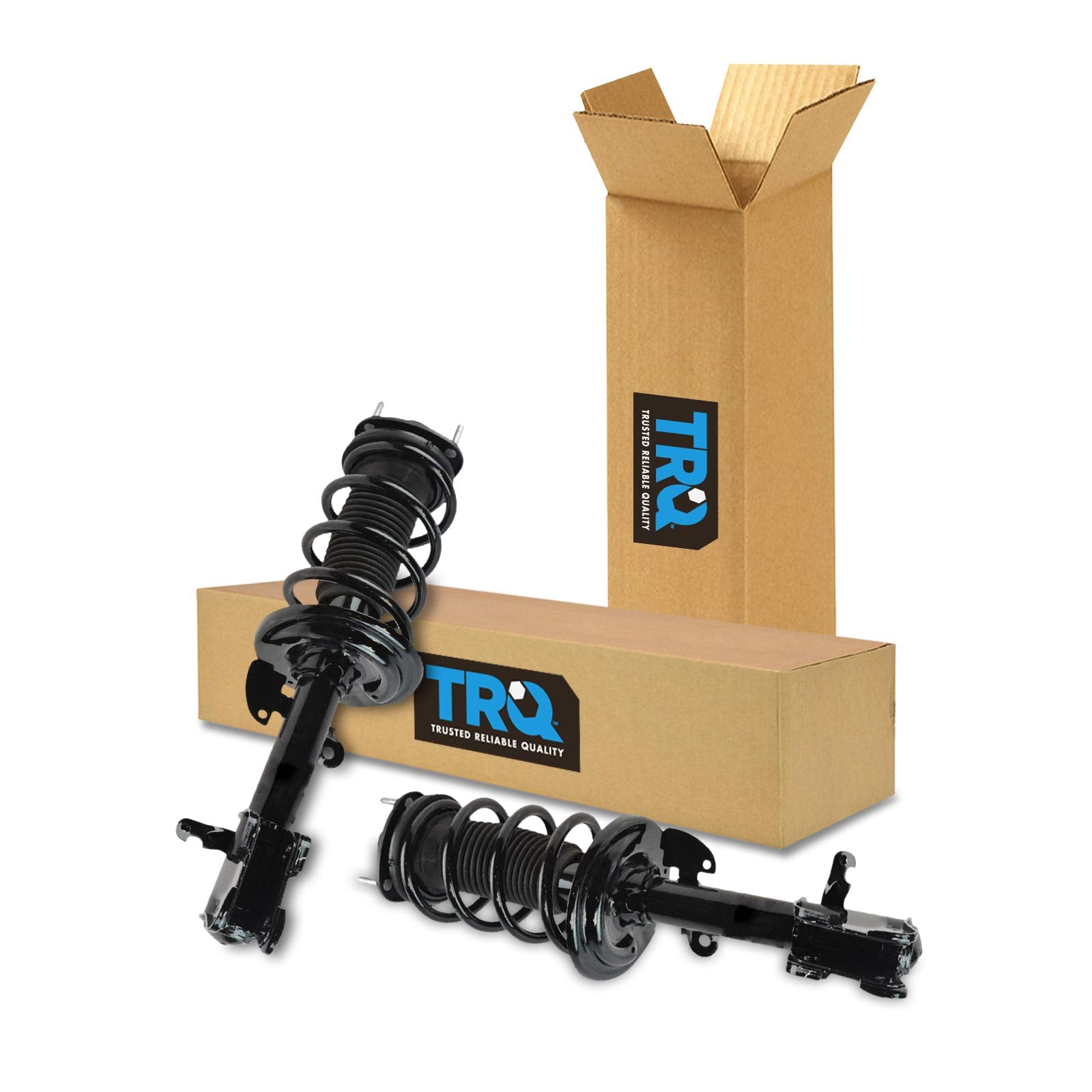 Trq Front Strut & Coil Spring Assembly Set Driver & Passenger Sides Compatible With 07-13 Acura Mdx 10-13 Zdx