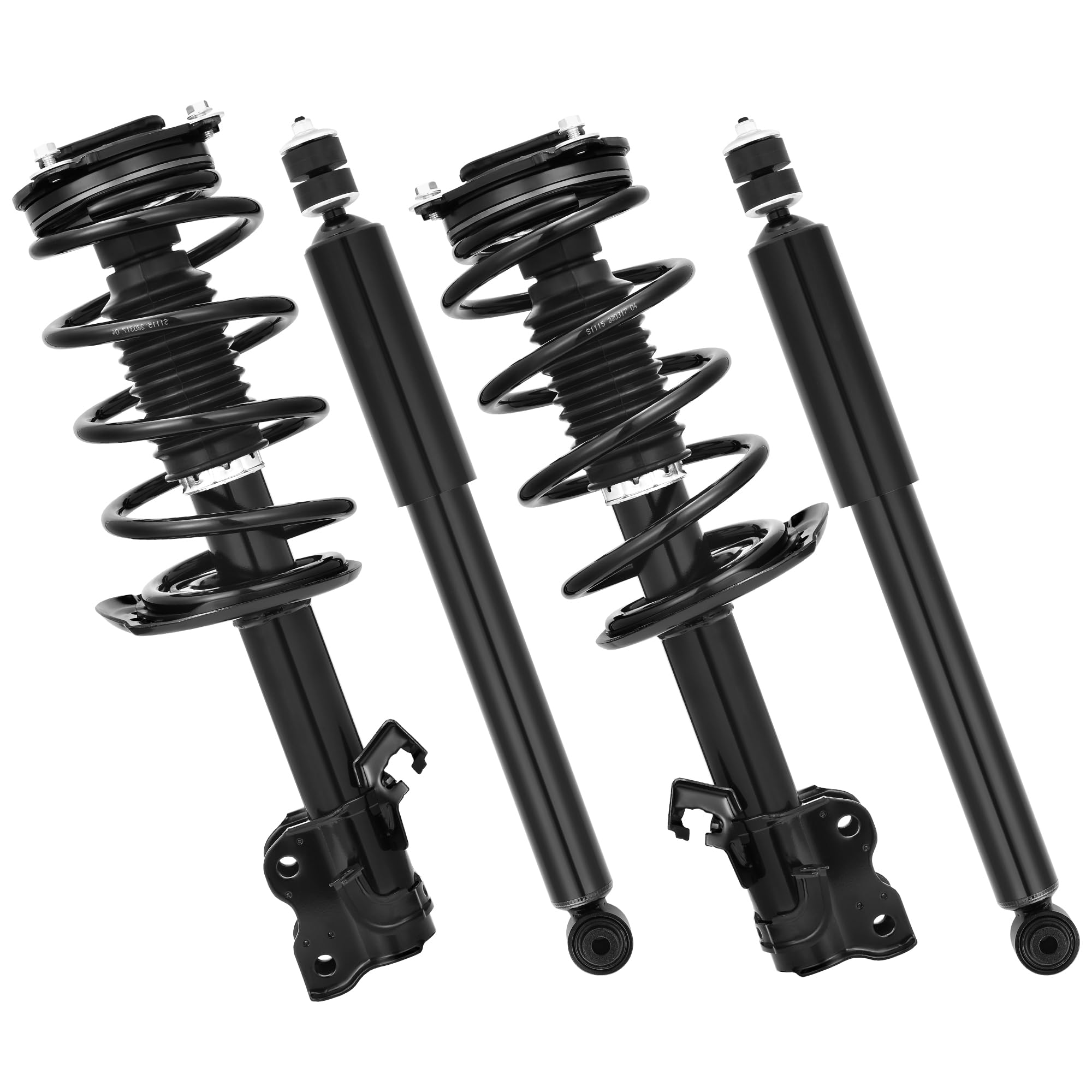 Yitamotor Front Complete Strut Quick Struts Rear Shocks Assembly Compatible With 2014-2019 Sentra