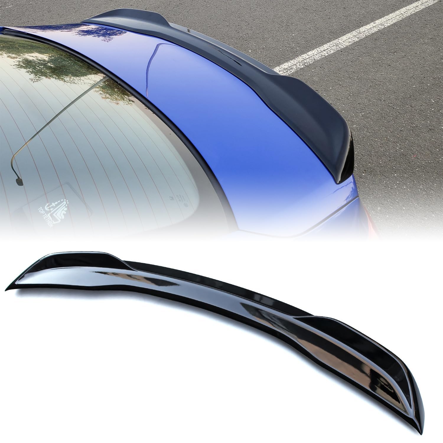 Psler Trunk Spoiler For Civic Sedan 11Th Gen 2022 2023 2024 Lid Rear Spoiler Wing Highkick Duckbill Styling Exterior Tail Fin Bright Black