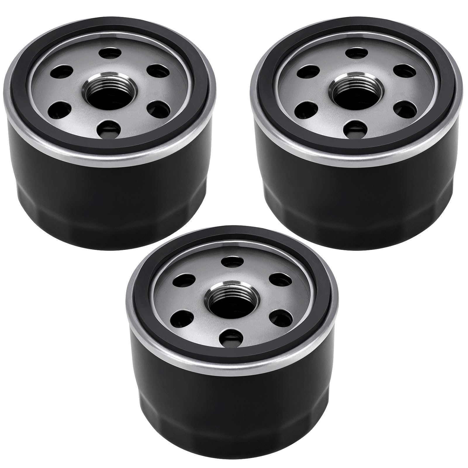 Yerbay 49065-7007 49065-0721 Oil Filter For Kawasaki Fr691V Fr651V Fx600V Fr730V Fr541V Fr600V Fx600V Fs730 Fx600V Fs451V Fs481V Fs691V Fs651V Fb460V Fc420V Fc540V Fd501D Fd590V (Pack Of 3)