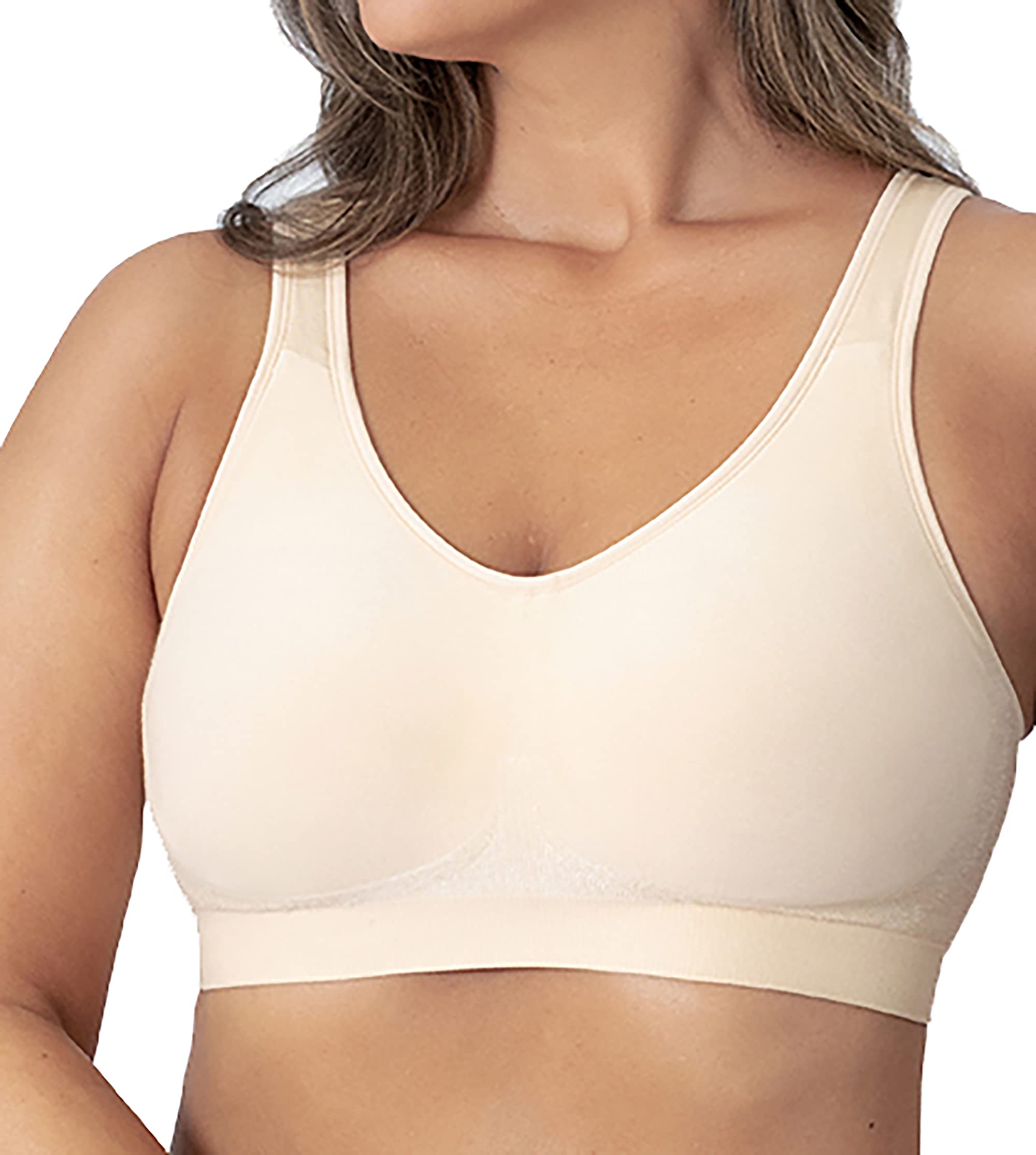 Shapermint Compression Wirefree High Support Bra For Women Small To Plus Size Everyday Wear, Exercise And Offers Back Support Nu