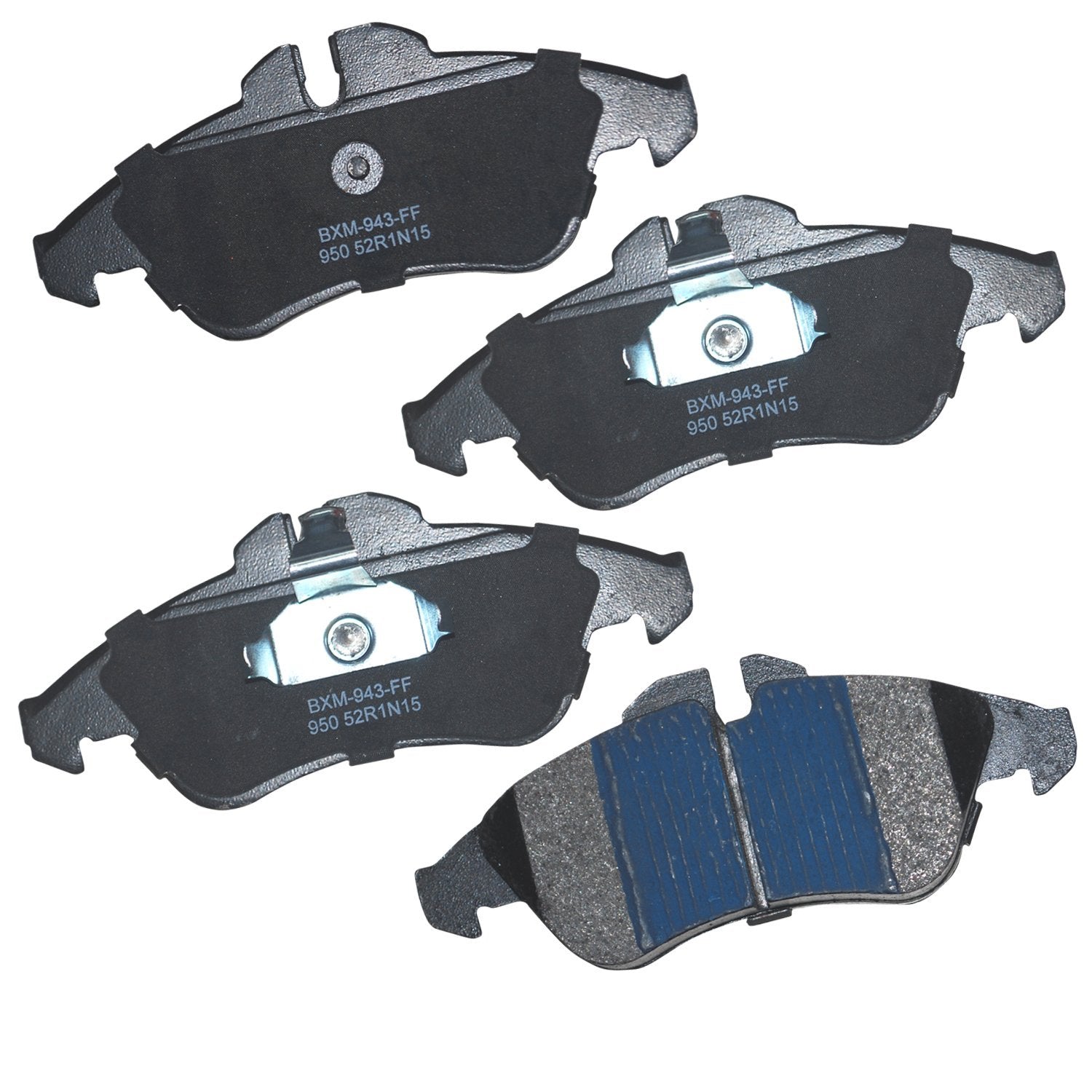 Bendix Premium Sbm950 Semi-Metallic Front Brake Pads For Select Models Dodge Sprinter 2500, 3500, Freightliner Mercedes-Benz