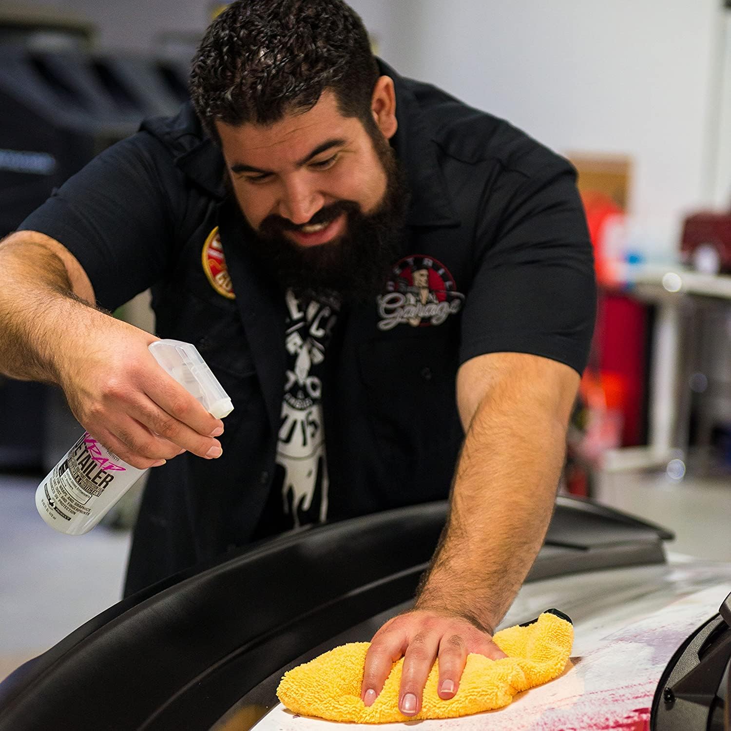 Chemical Guys Spi21716 Wrap Detailer Gloss Enhancer & Protectant, (Designed For Wraps, Graphics, Clear Bra & Paint Protection Film) For Cars, Trucks, Suvs, Rvs, Motorcycles & More, 16 Fl Oz