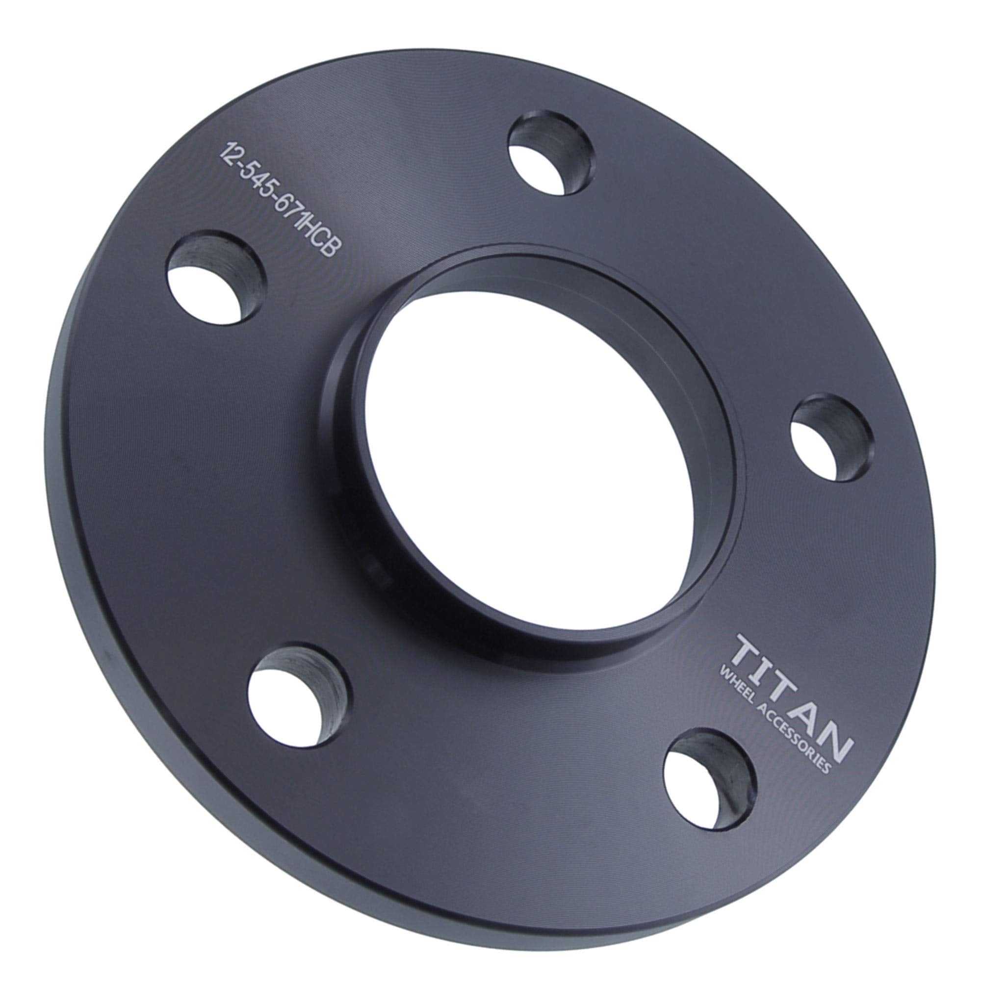 12mm 5x4.5 Hubcentric Wheel Spacers - Wider Stance, Increased Clearance, Fits Mitsubishi Lancer Evo - 12mm, 5x114.3, 67.1mm Hub,