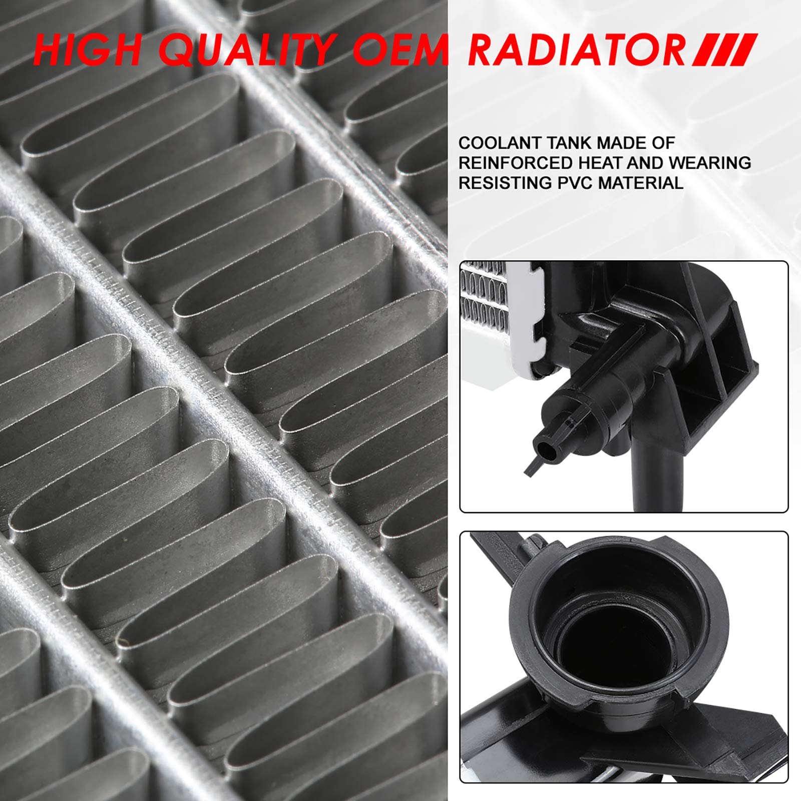 Auto Dynasty Radiator Compatible With 1985-1994 Ford Ranger Bronco Explorer Maz Navajo B3000 B4000 2.8L 2.9L 3.0L 4.0L Mt, Dpi 8