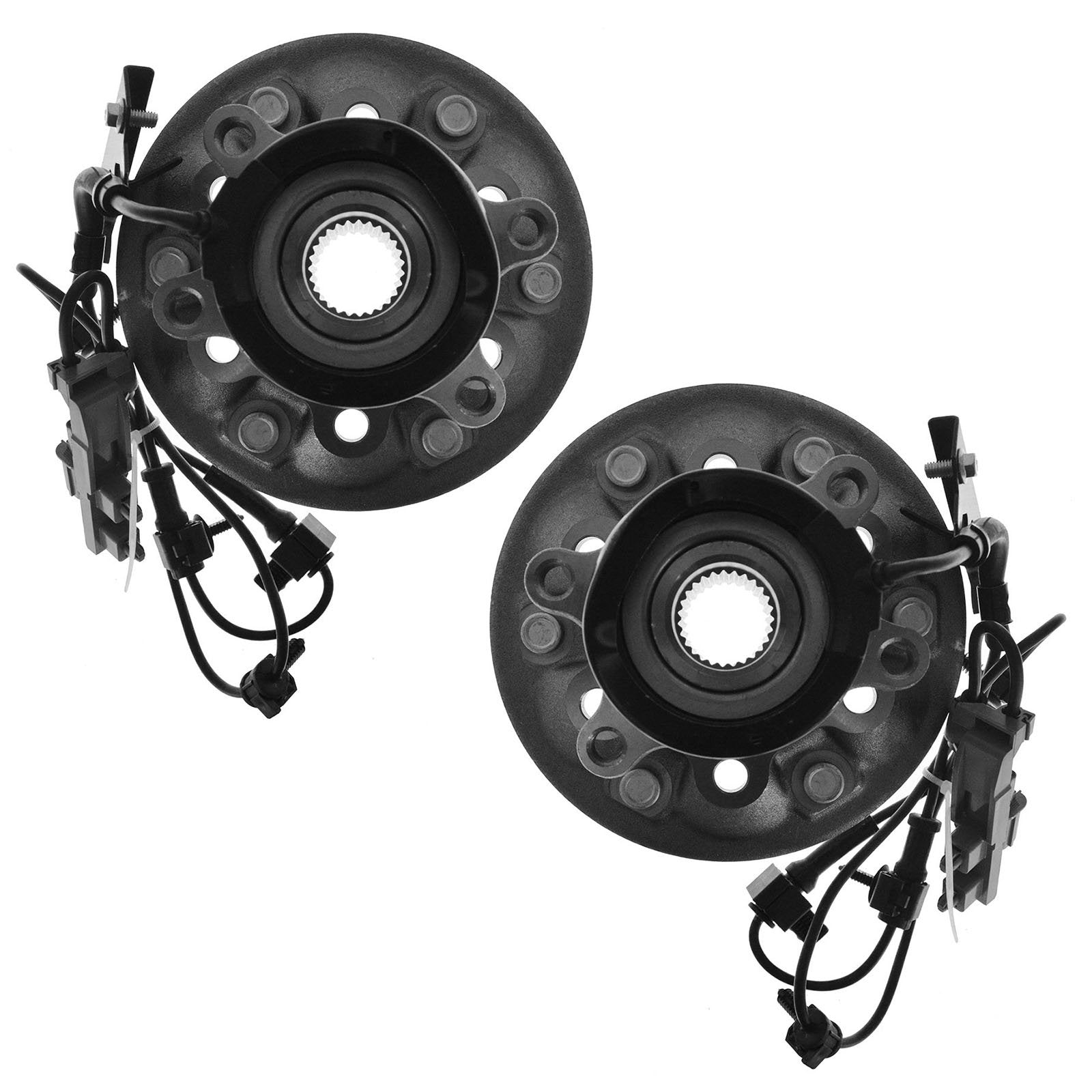 Trq Front Wheel Hub Bearings Assembly Set Compatible With 2004-2008 Chevrolet Colorado Gmc Canyon 2006 Isuzu I-350 2007-2008 I-3