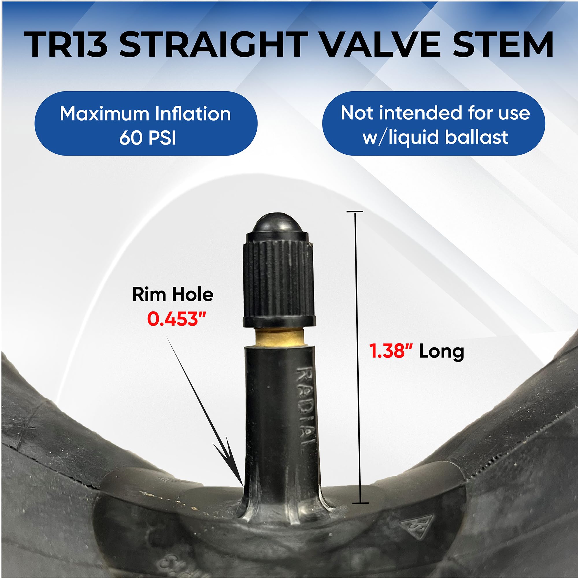Pair Of Trans American Heavy Duty Inner Tubes (18X8.50-8 Tr13)