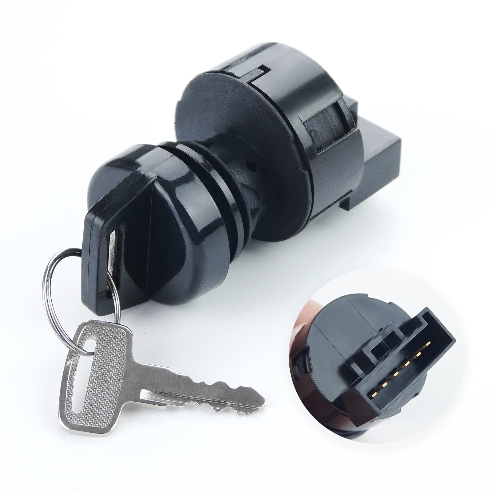 QUICKWOLF 4012165 Ranger Ignition Key Switch Compatible with Polaris Ranger 400 425 500 570 700 800 900 1000 RZR 570 800 900 100