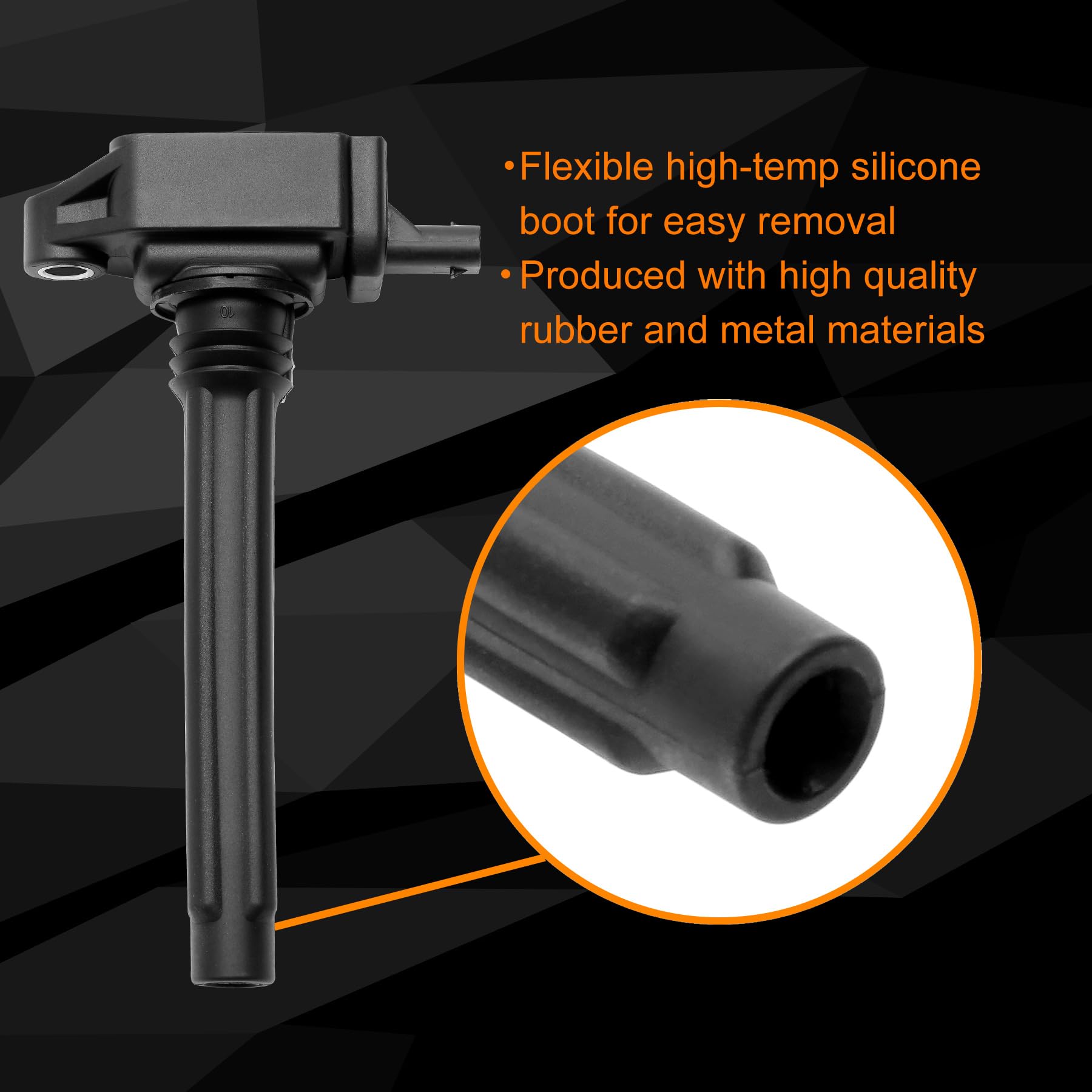 Ignition Coil & Spark Plugs Set Of 6 Compatible With Chrysler 200 300 Town Country Dodge Charger Grand Caravan Ram Jeep Cherokee & More Replaces# Uf648