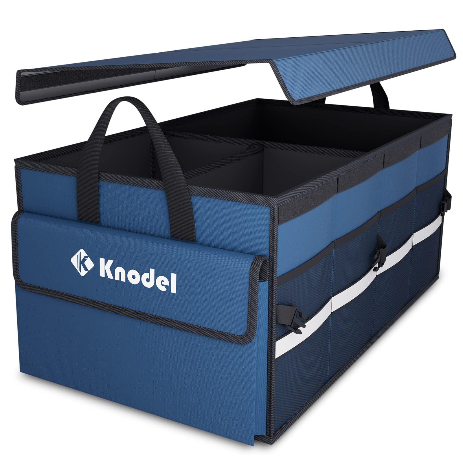 K Knodel Car Trunk Organizer With Lid, Collapsible Car Trunk Storage Organizer, Car Organizer And Storage For Suv, Truck, Sedan 