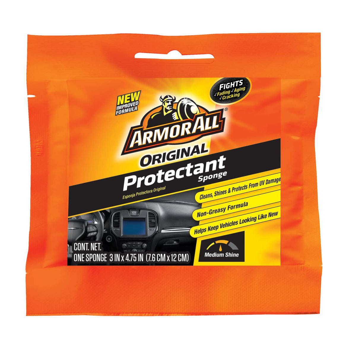 Armor All Protectant Car Sponge, Car Wash Supplies For Cars, Trucks And Motorcycles