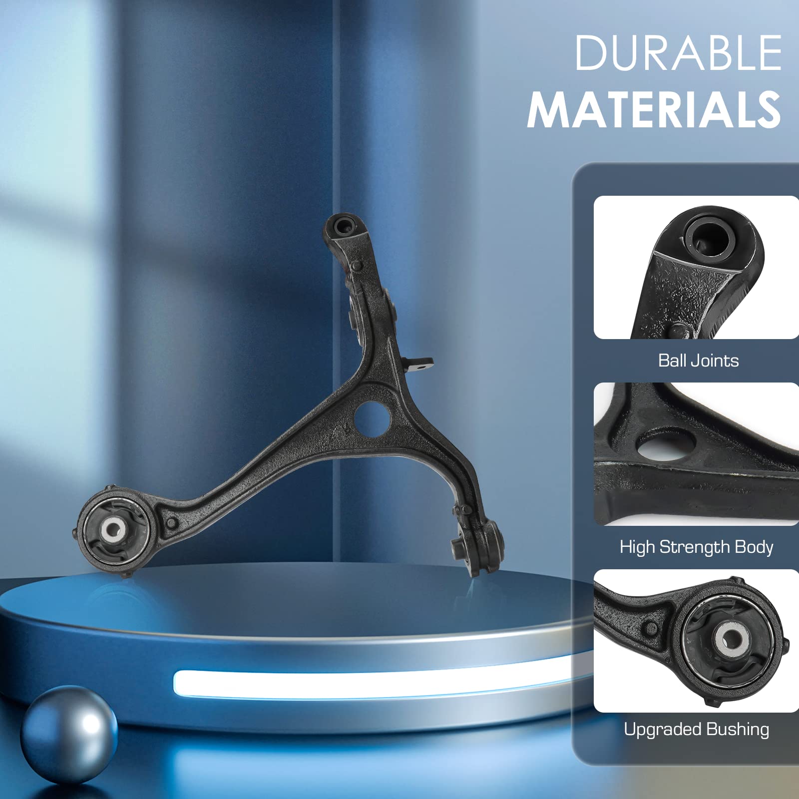 Front Lower Driver Passenager Side Control Arms Fit For Acura Tl 2004 2005 2006 2007 2008, With Ball Joints Suspension Kit - 4 P