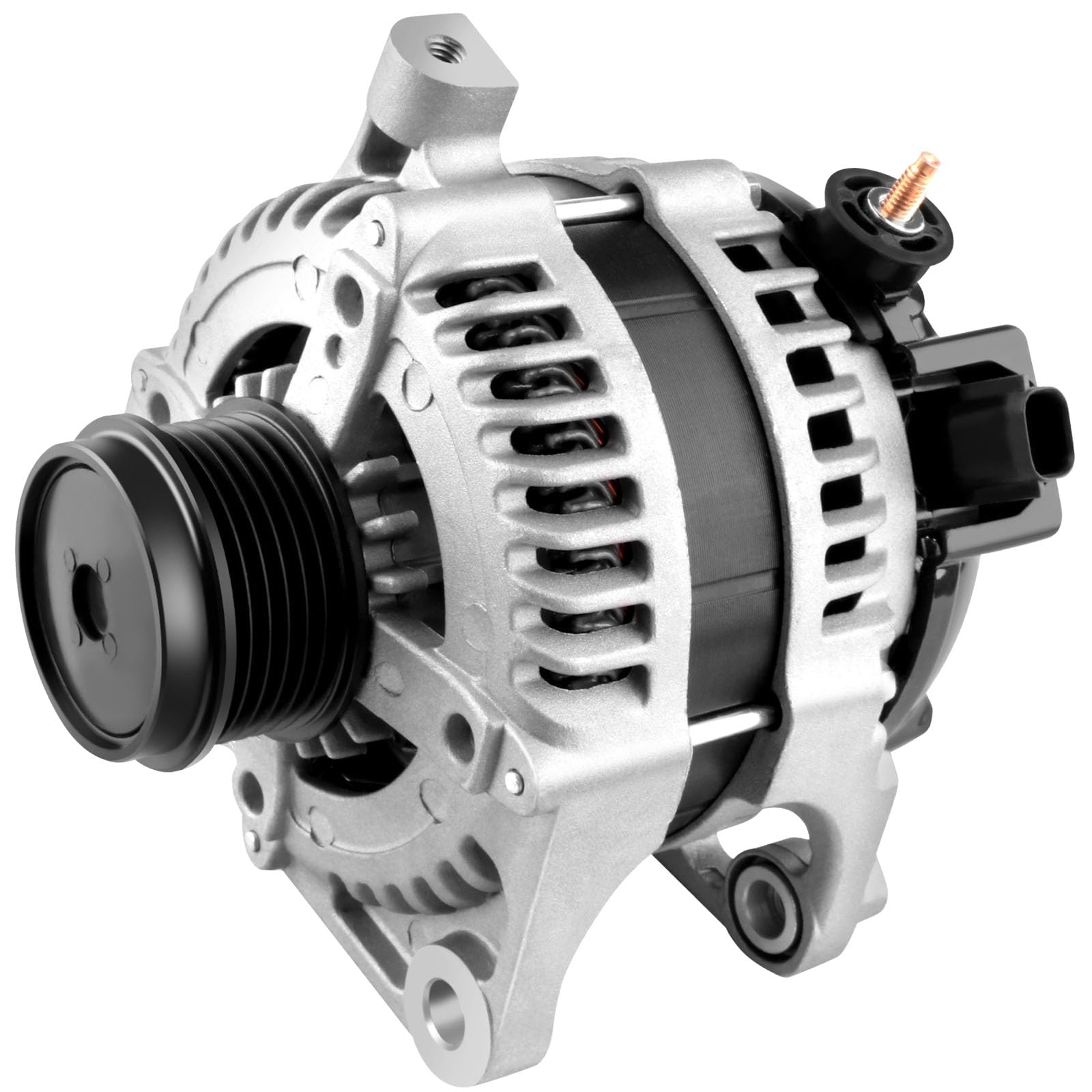 SCITOO Alternator Fits for Chrysler Pacifica 2004-2006 V6 3.5L - 12V 145Amp CW 6 Groove Clutch Pulley, Replace OE 11063 AND0312 