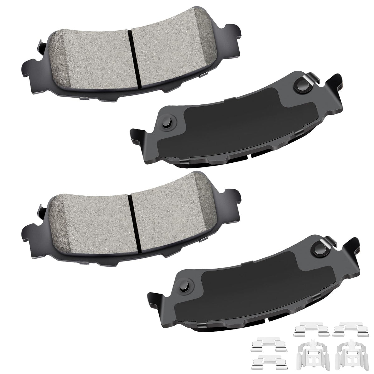 Cciyu D792 Professional Ceramic Rear Brake Pads Set Fit For Cadillac Deville,Dts,For Chevy Astro,Avalanche,1500,Silverado,1500 H