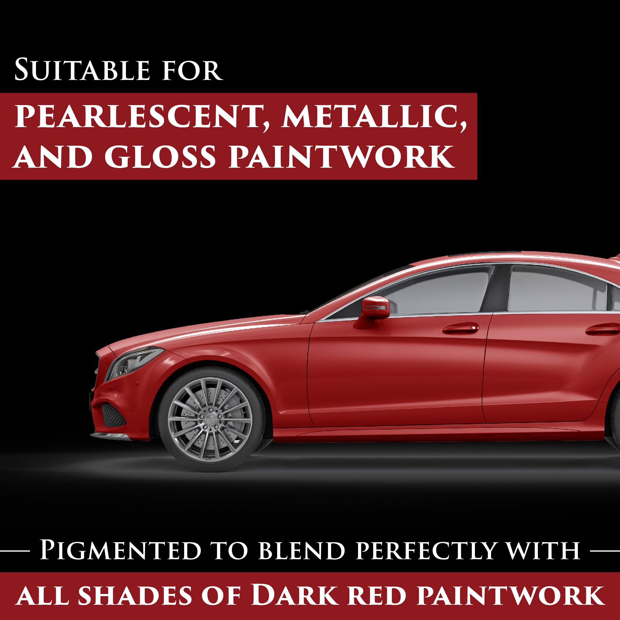Car Gods 3-in-1 Polish Wax Color Restorer & Scratch Remover, Dark Red, 17 Fl Oz, Model GOD713, Diamond Material