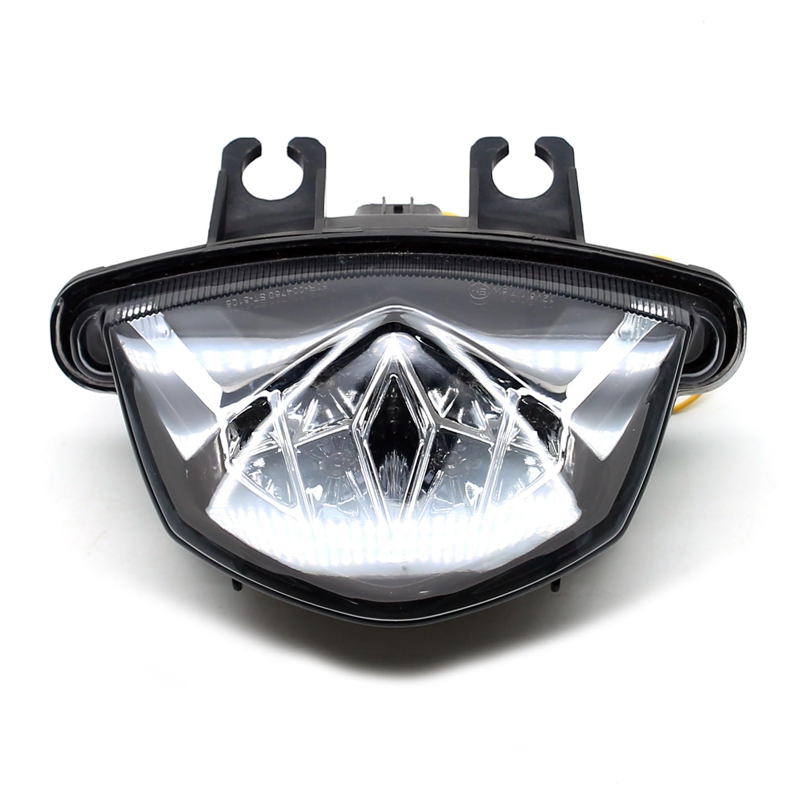 Mzs Motorcycle Tail Light, Led Integrated Turn Signal Blinker Smoke Lens Compatible With Gsxs 750 2017-2020 / Gsxs750Z 2017-2020