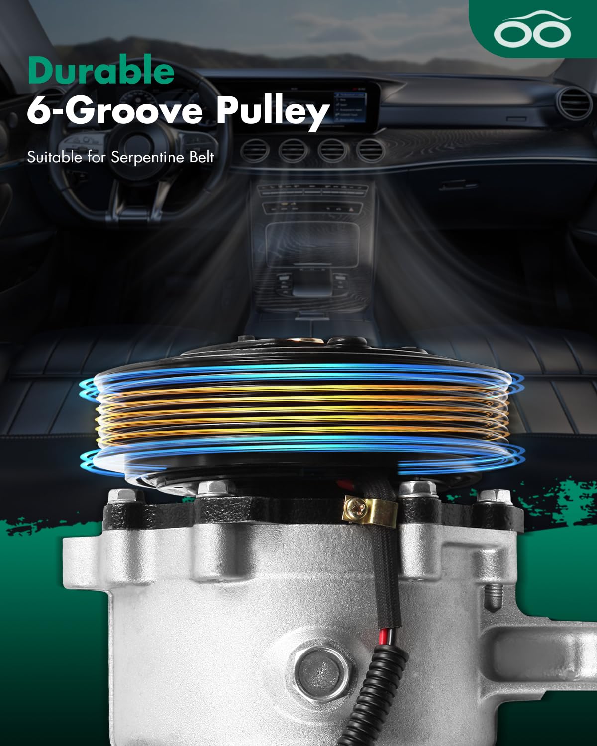 SCITOO Air conditioner compressor 2002-2005 for Jeep Liberty 3.7L ()