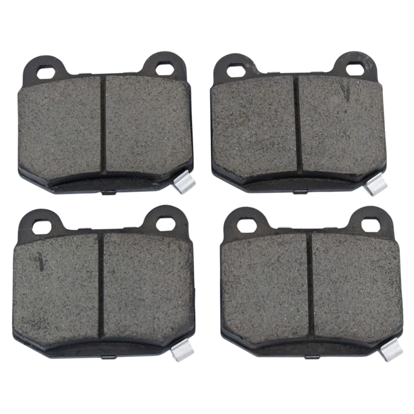 TRQ Rear Brake Pads Ceramic Compatible with 2003-2004 INFINITI G35 2003-2006 Mitsubishi Lancer 2003-2009 Nissan 350Z 2004-2014 S