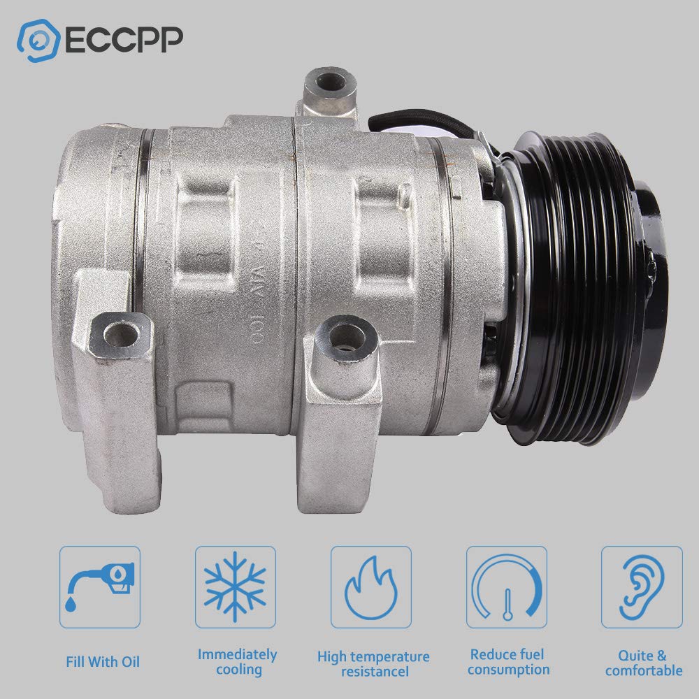 Eccpp Ac Compressor 2008 2009 2010 2011 2012 Fit For Ford Escape For Mazda Tribute For Mercury Mariner 2.3L 2.5L Ac Compressor W