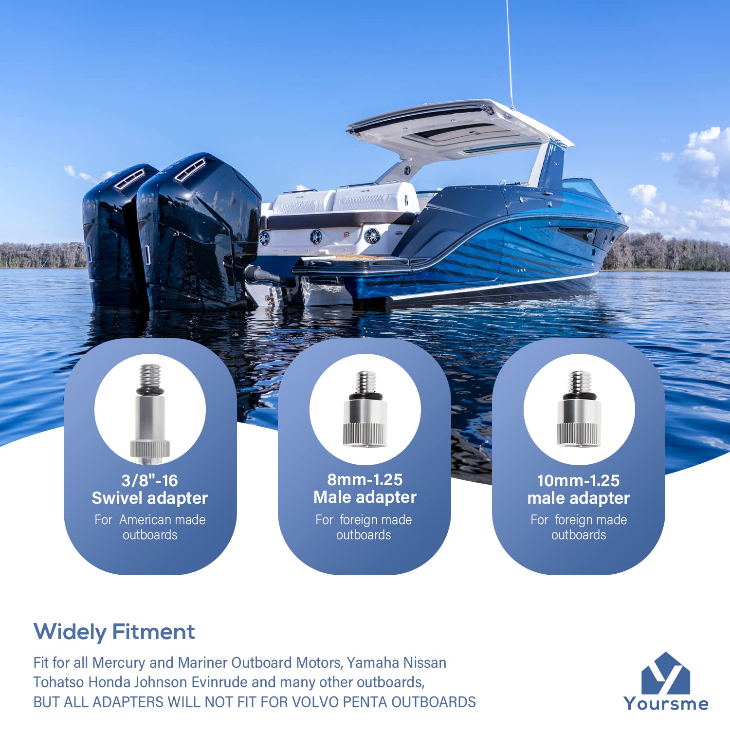 Upgrade Lower Unit Gear Oil Pump for Standard Quart Bottles, Come with 3/8in 8mm 10mm Metal Adapters, Fits All Mercury and Marin