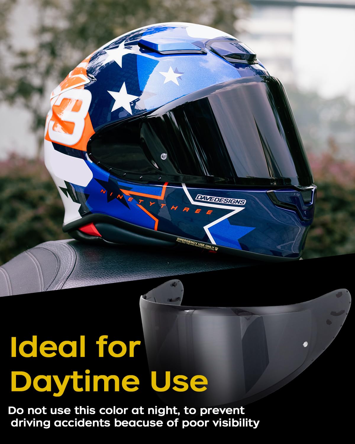 Soman Rf-1400 Rf 1400 Visors Shield Replacement, Cwr-F2 Visor Face Shield Compatible With Rf-1400 Cwr-F2 Z8 Nxr2 Uv Protection (