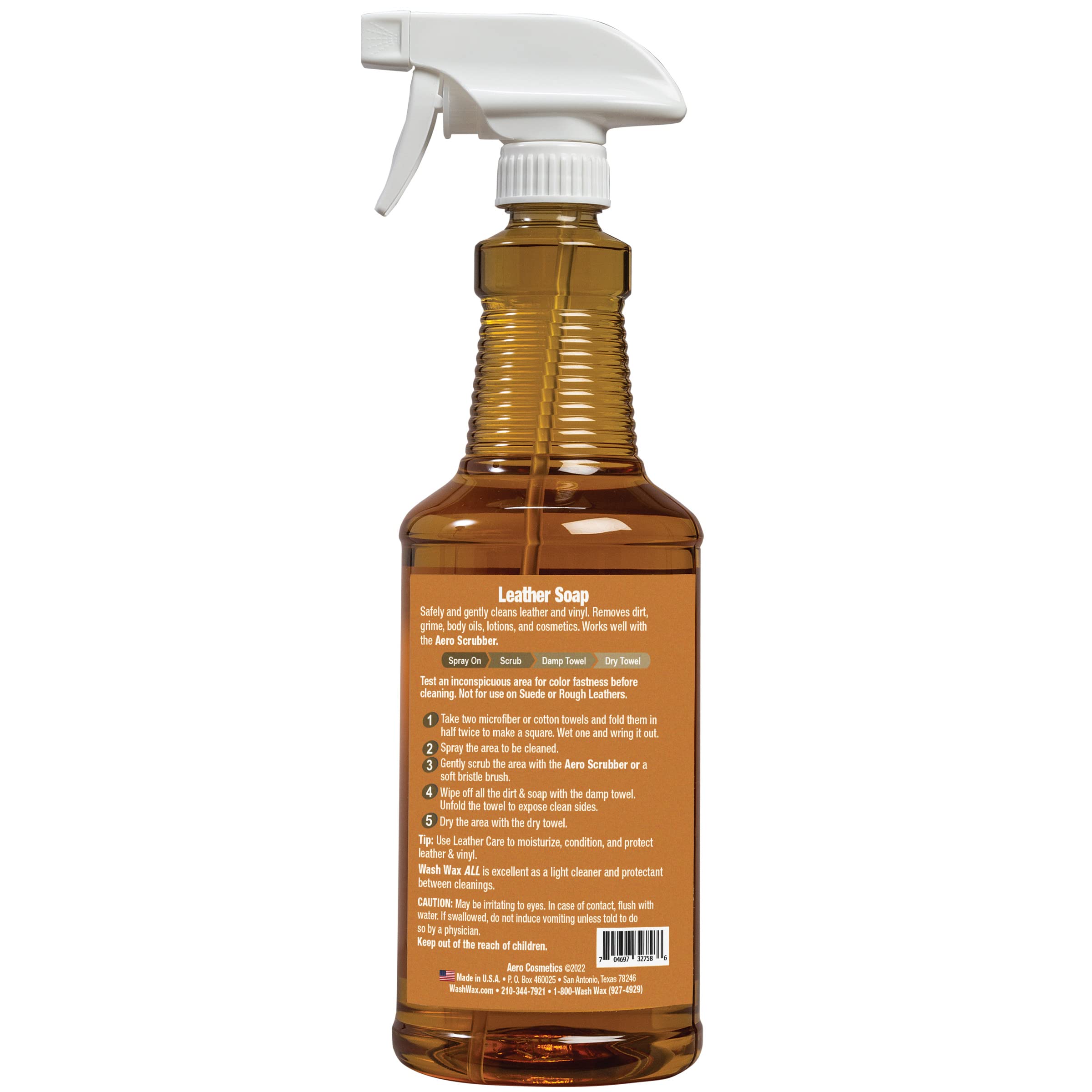 Leather Cleaner Leather Soap Aircraft Quality For Your Car Rv And Furniture 32Oz Better Than Automotive Products Meets Boeing Ai