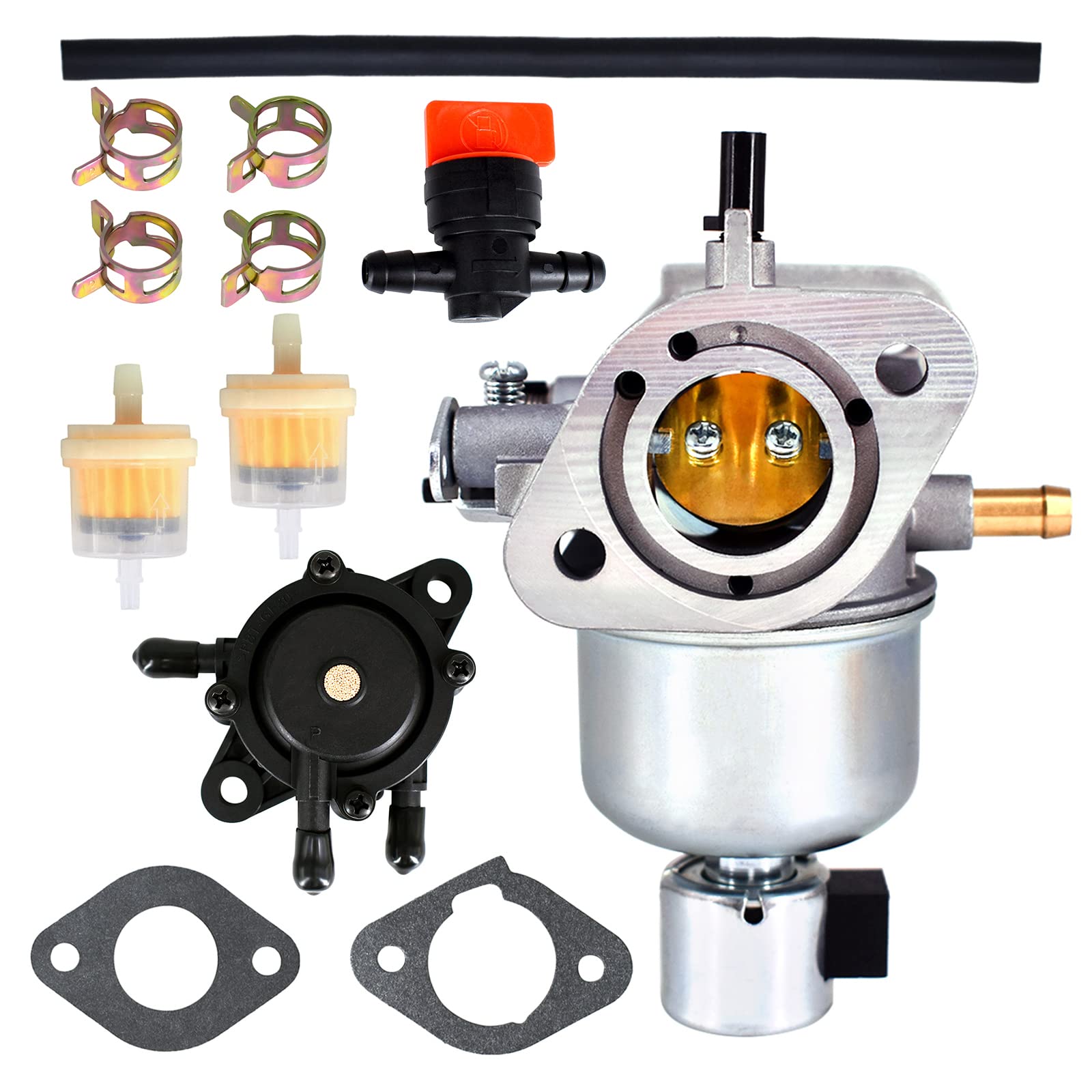 15004-0818 Carburetor Fuel Pump Kit Fits for Kawasaki Specific FS541V FR600V FS600V Engine For John Deere X300 X300R Replace 150