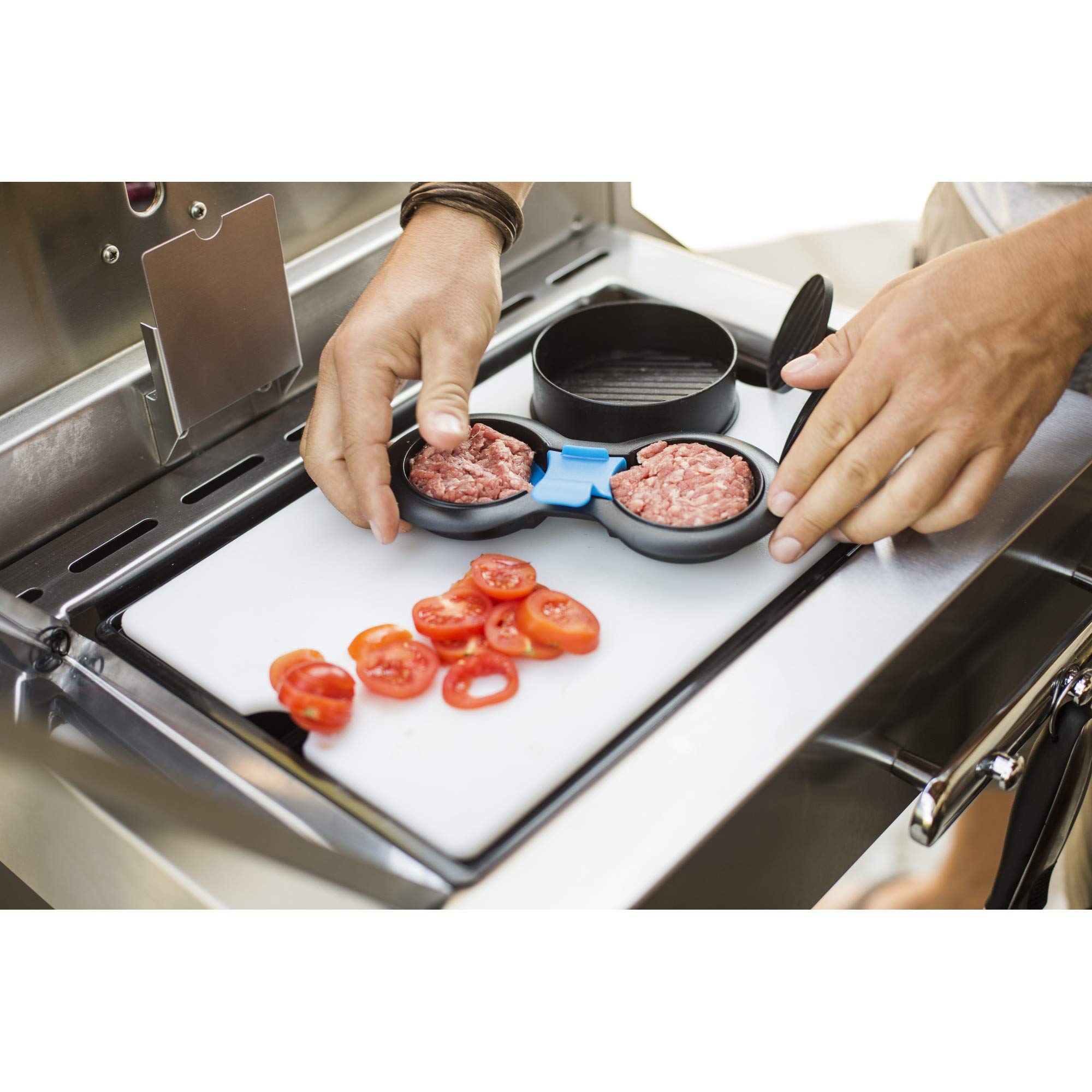 Napoleon Barbecue Grill Accessory - 70060 - Gourmet Burger Press Kit - Hamburger Press, Slider Press, Make Homemade Hamburgers A