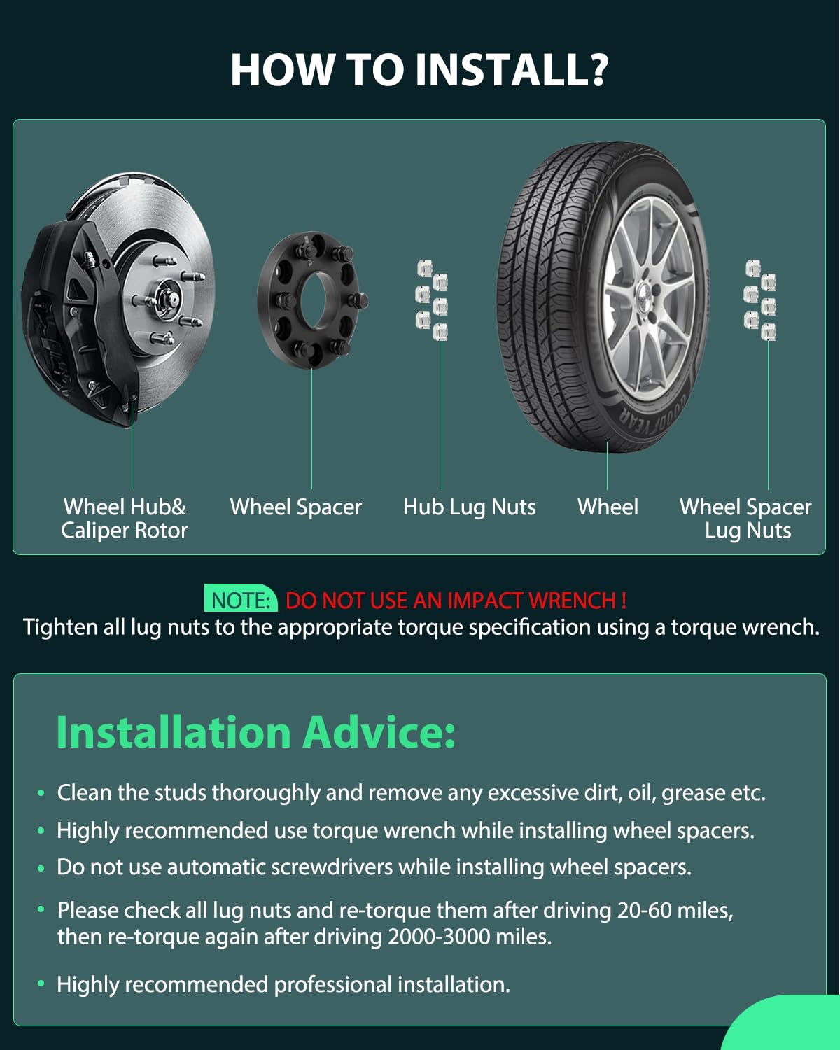 Scitoo 4Pcs 1' Wheel Spacers 4X156 Studs 3/8 131Mm 4Lug Hubcentric Wheel Spacers Fit For Polaris Sportsman Xp 850 Sportsman 800 Rzr Xp 900 Rzr S 800 Rzr 800 Rzr 570 Ranger Sportsman 700