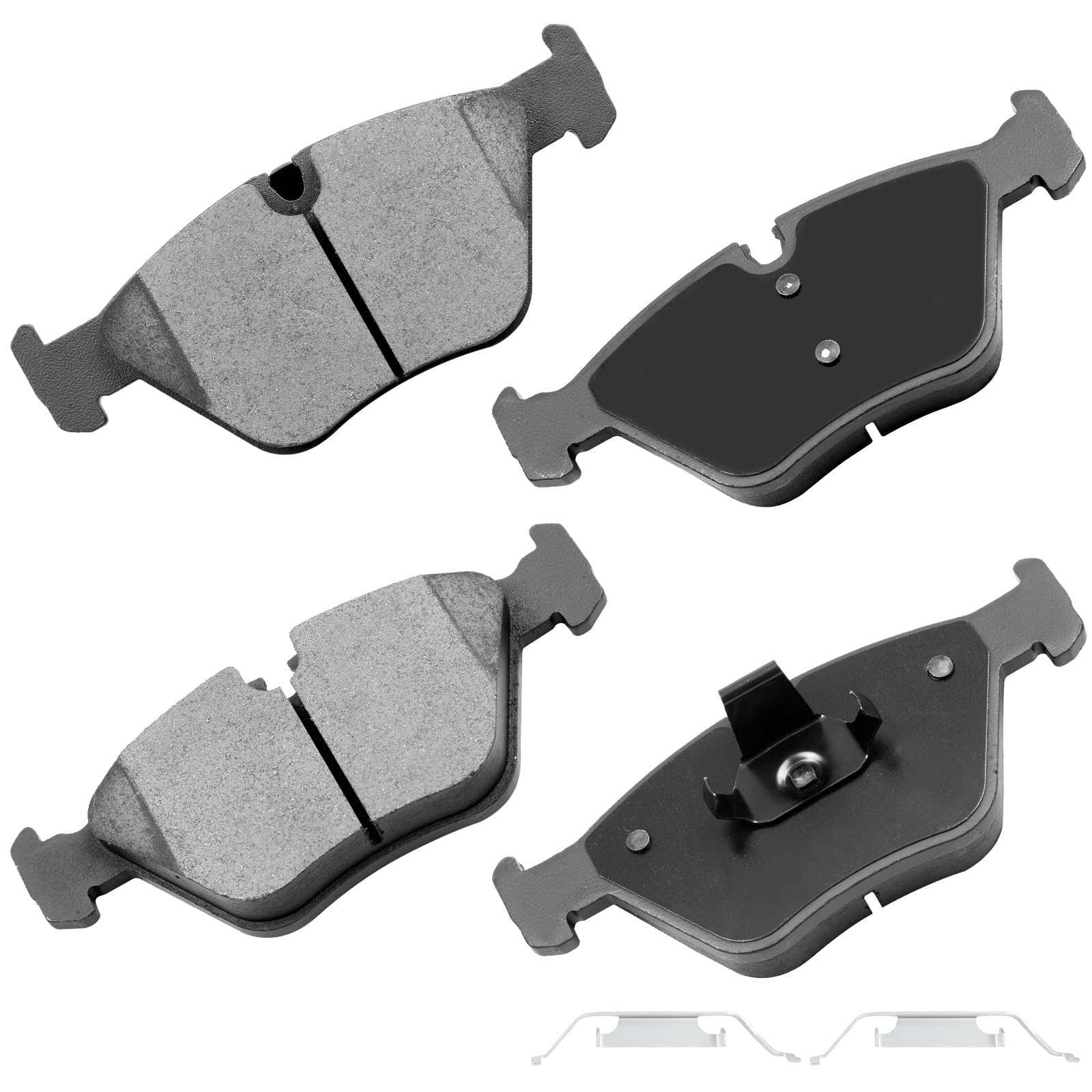 Cciyu Ceramic Front Brake Pad Set Fit For 2001-2006 For Bmw 330Ci,2001-2005 For Bmw 330I,2001-2005 For Bmw 330Xi,2005-2006 For B