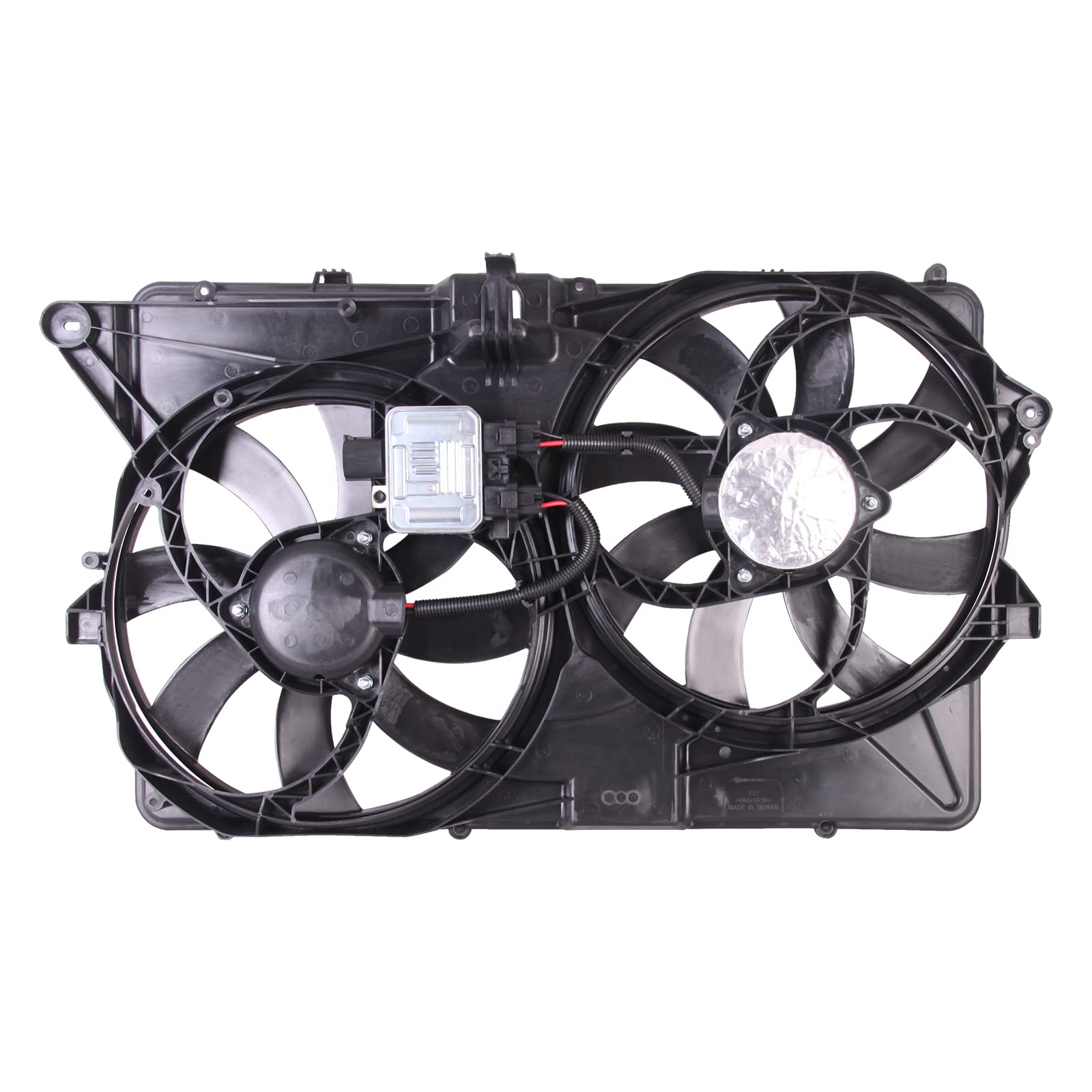 TYG OE Replacement(CAPA Quality) Cooling Fan Extra Silent for 2009 Ford Flex 3.5L | OE No. 8A8Z8C607A | Partslink No. FO3115192