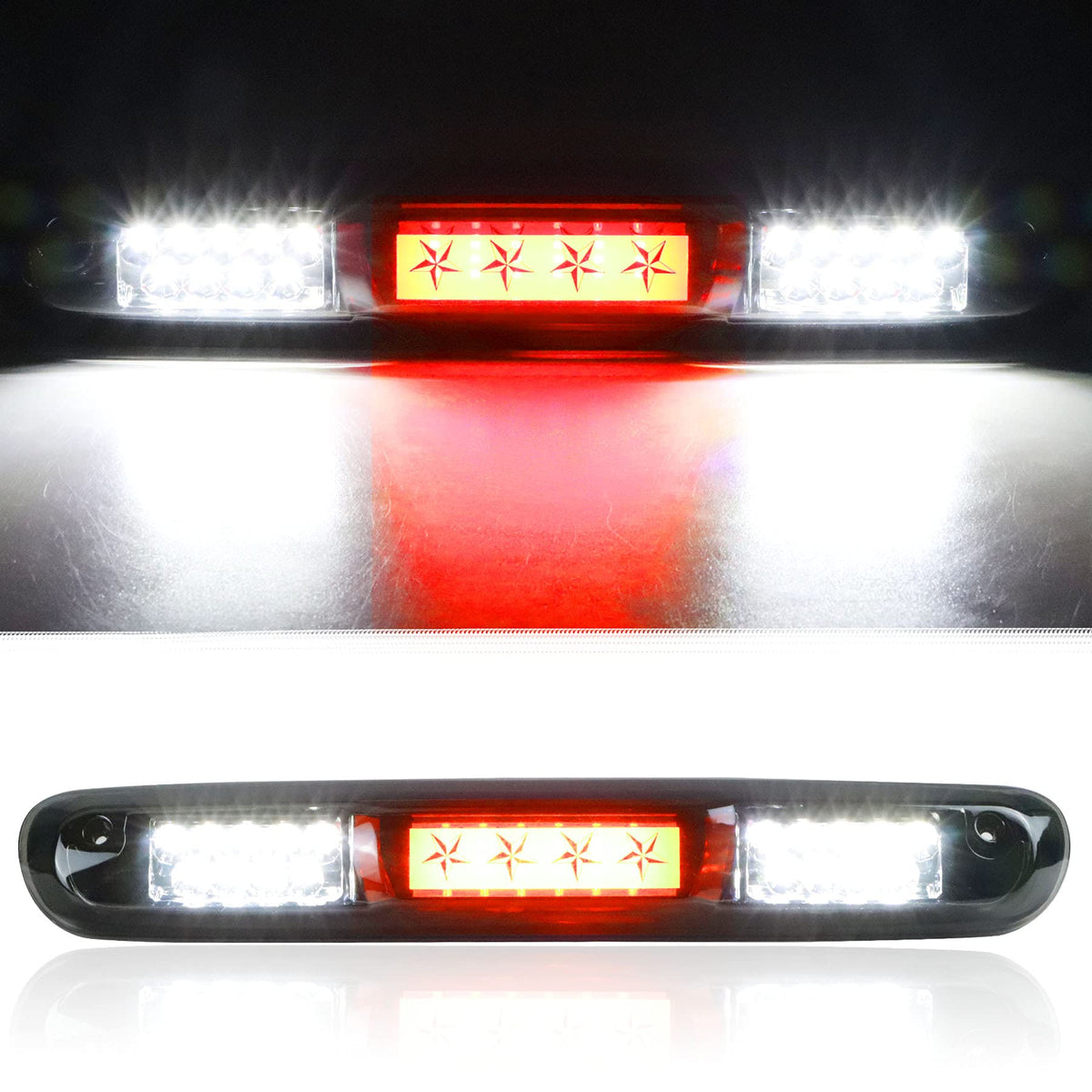 Tresound Led Third 3Rd Brake Light For 2007-2013 Chevy Silverado Gmc Sierra 1500 2500 3500 Hd Classic, Rear Cargo Lamp High Moun