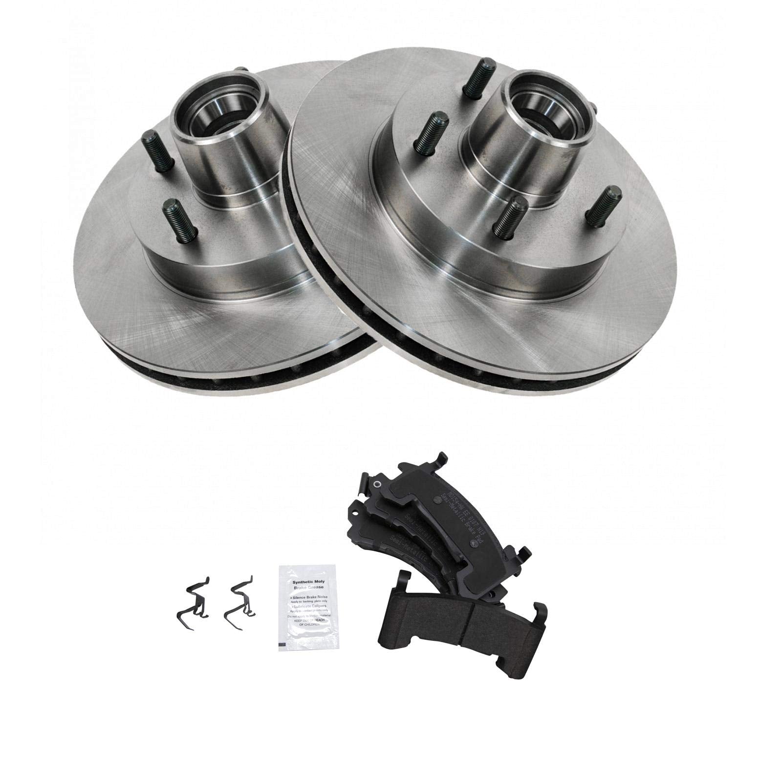 Trq Front Brake Pads & Rotors Kit Compatible With Chevy Gmc Buick Pontiac Oldsmobile