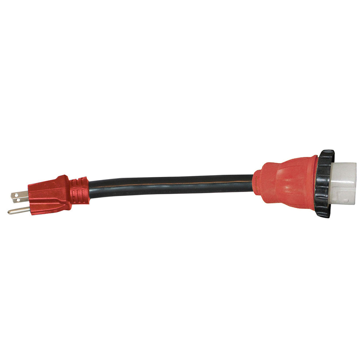 Mighty Cord A10-1550DVP 15AM-50AF Detachable Adapter Cord, 12 Inches, Red,1 Pack