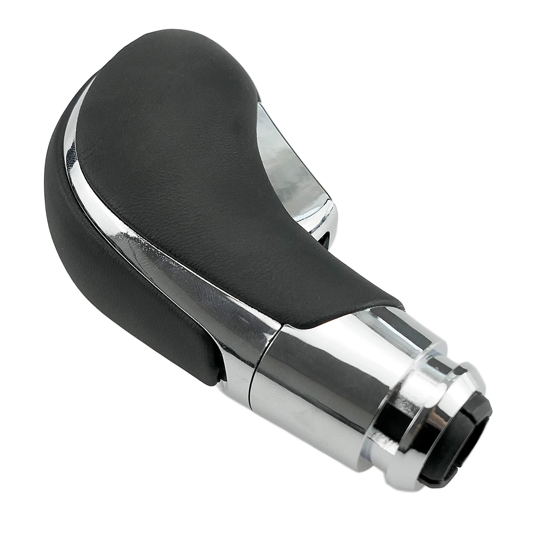 AUGREX Gear Shifter Knob for Buick Verano 2012-2017, Black Leather Shift Knob Adapter, Plastic Material