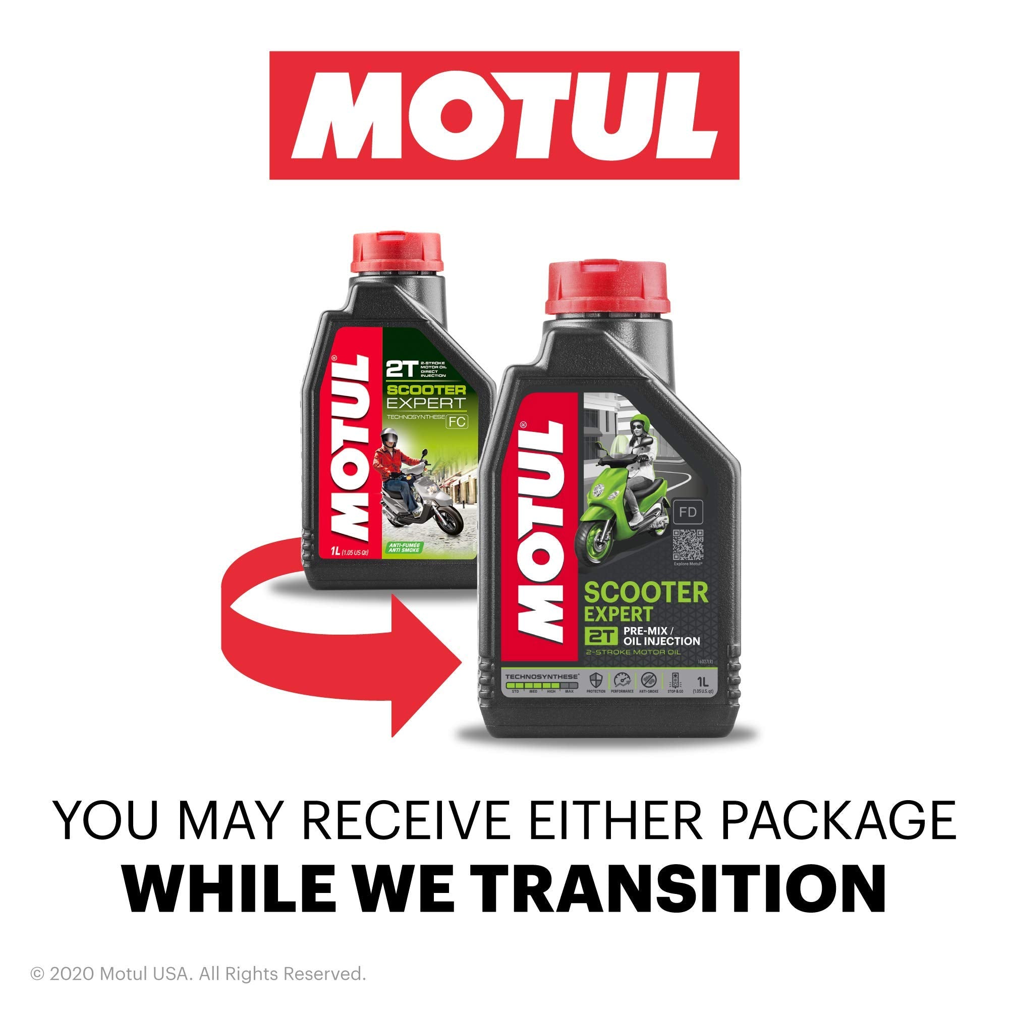 Motul Scooter Expert 2T Oil 1 Liter (105880)