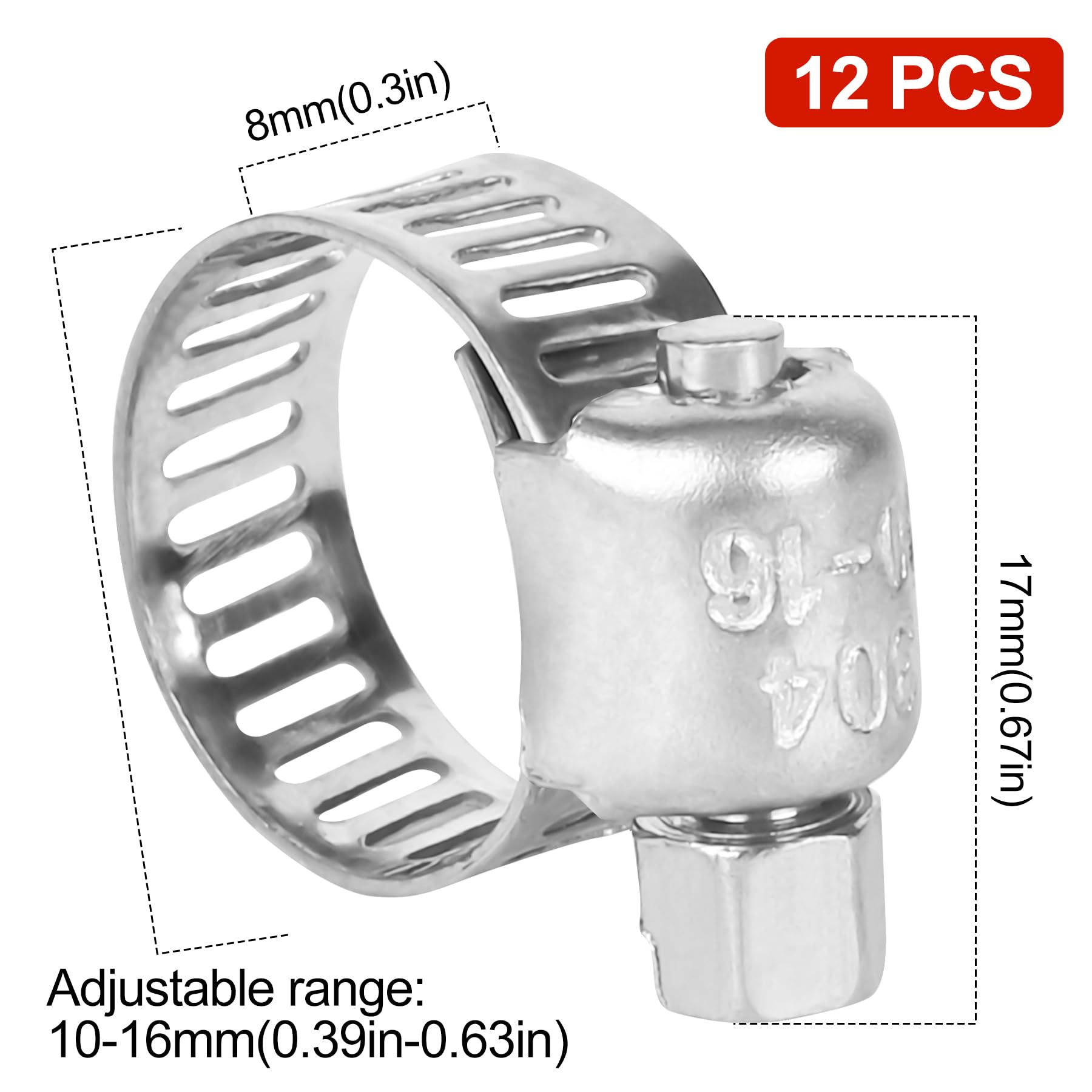 5/16 Inch (8Mm) Id Fuel Line Hose 10Ft Nbr Rubber Push Lock Hose High Pressure 300Psi For Automotive Fuel Systems Engines With 1