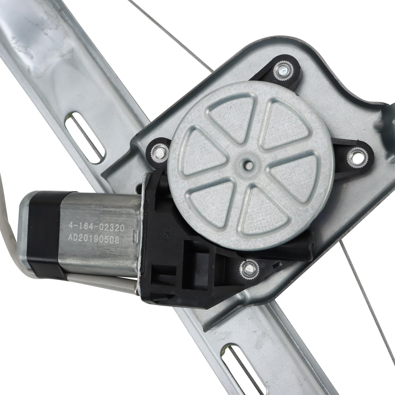 Trq Rear Right Power Window Regulator & Motor Assembly Passenger Side Compatible With 2005-2008 Chevrolet Malibu