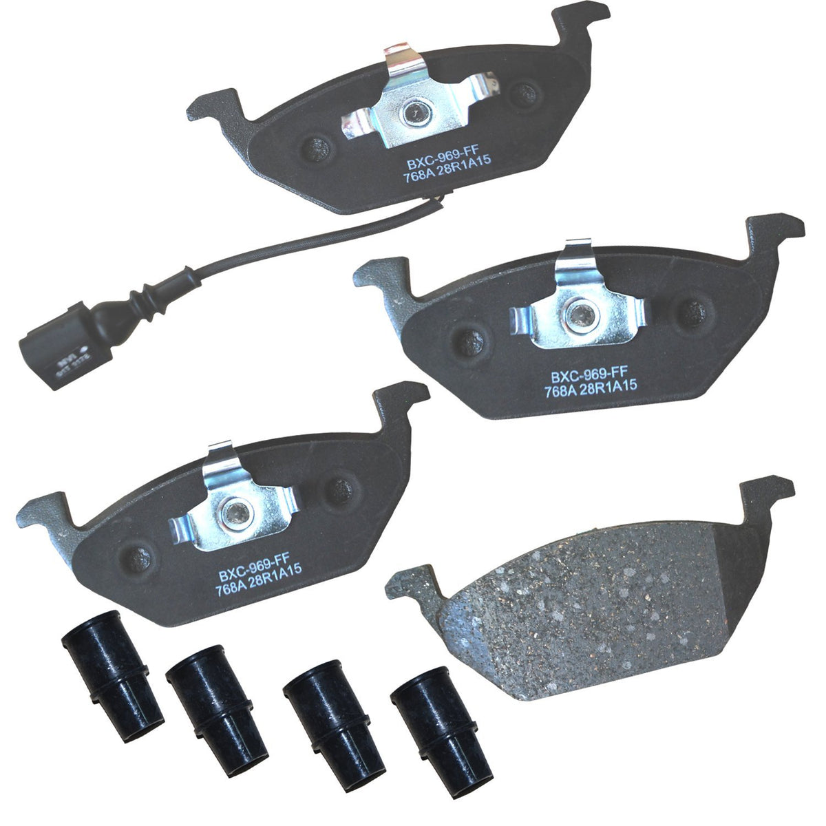 Bendix Premium Sbc768A Ceramic Front Brake Pads For Select Models Audi A3, Seat Leon, Toledo, Volkswagen Beetle, Bora, Caddy, Cl