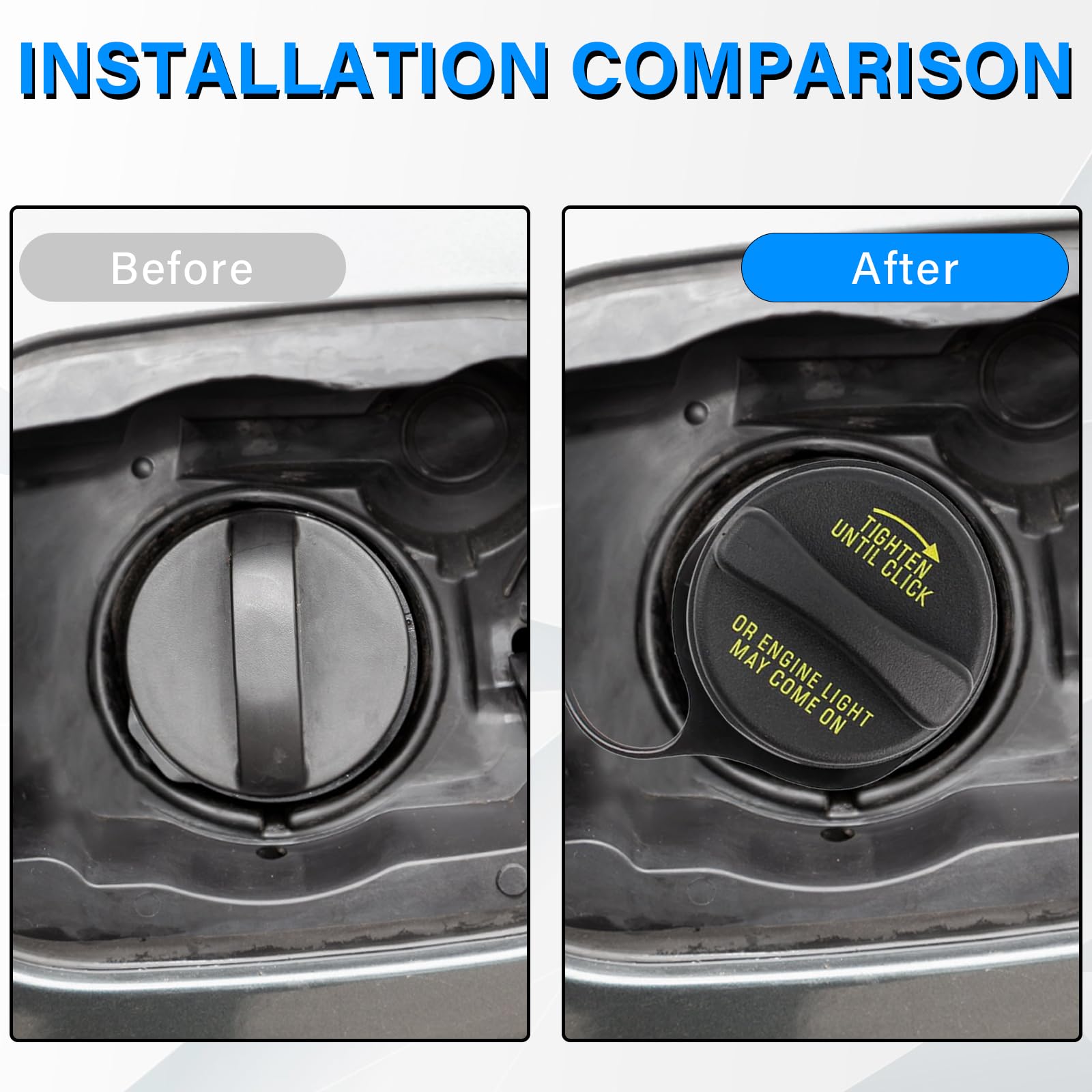 Gas Cap Replacement XU5Z-9030-JA for Ford 1997-2004 Mustang, 1998-2009 Ranger, 1997-2003 Explorer, 1999-2004 Town Car,1998-1999