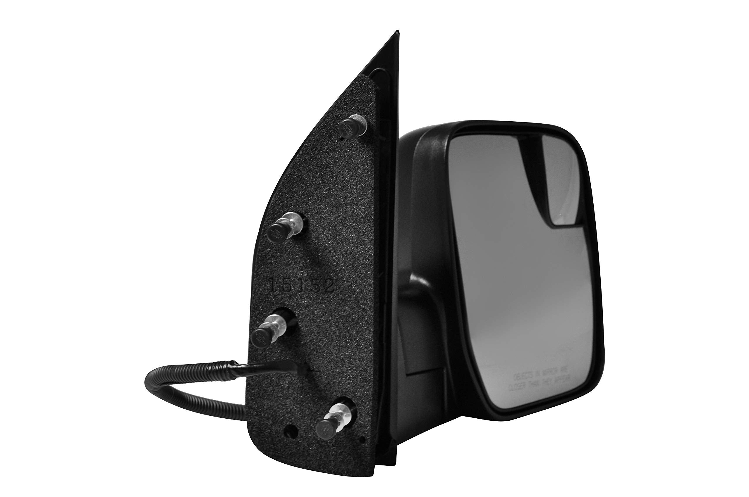 Dependable Direct Passenger Side Textured Side View Mirror Compatible With 2010-2014 Ford E-150 E-250 E-350 E-450 Super Duty - P