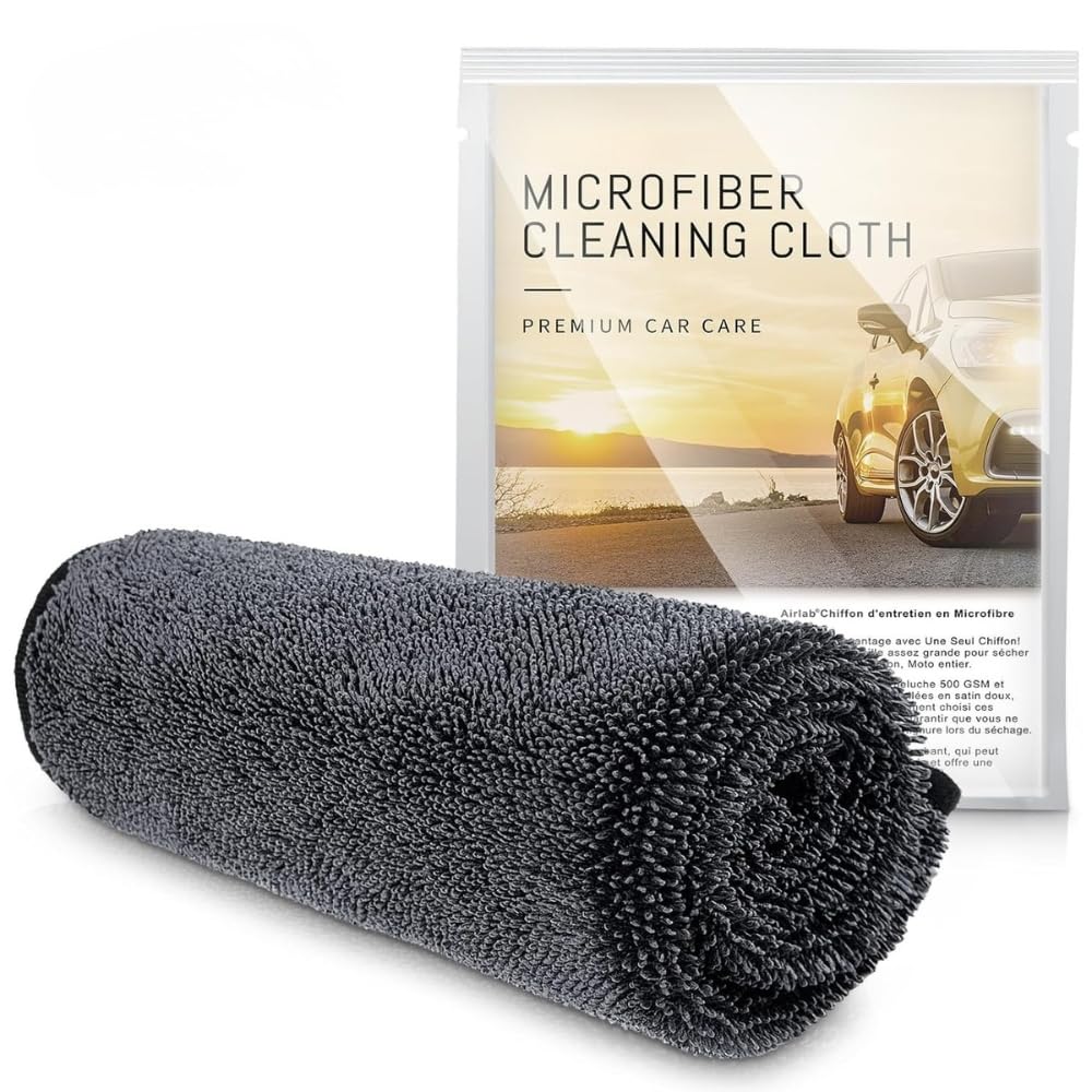 AstroBay Microfiber Cloth Reusable Lint & StreakFree Extra Soft Super Absorbent Double Sided Plush Towel for Car Bike Detail Cl