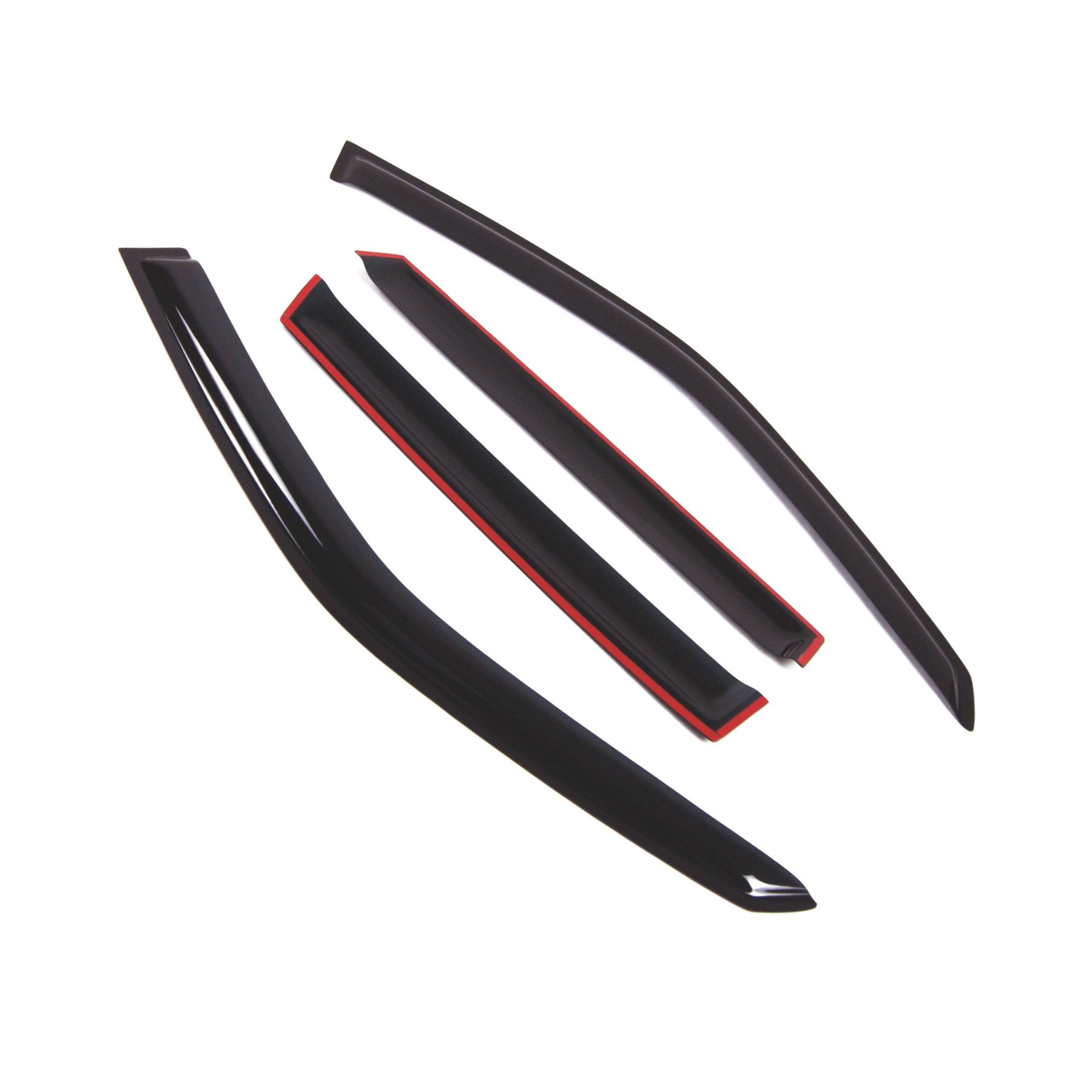 Tuningpros Outside Mount Window Vent Visors Rain Guards Compatible With Subaru Forester 2009-2013 | Side Window Wind Deflectors