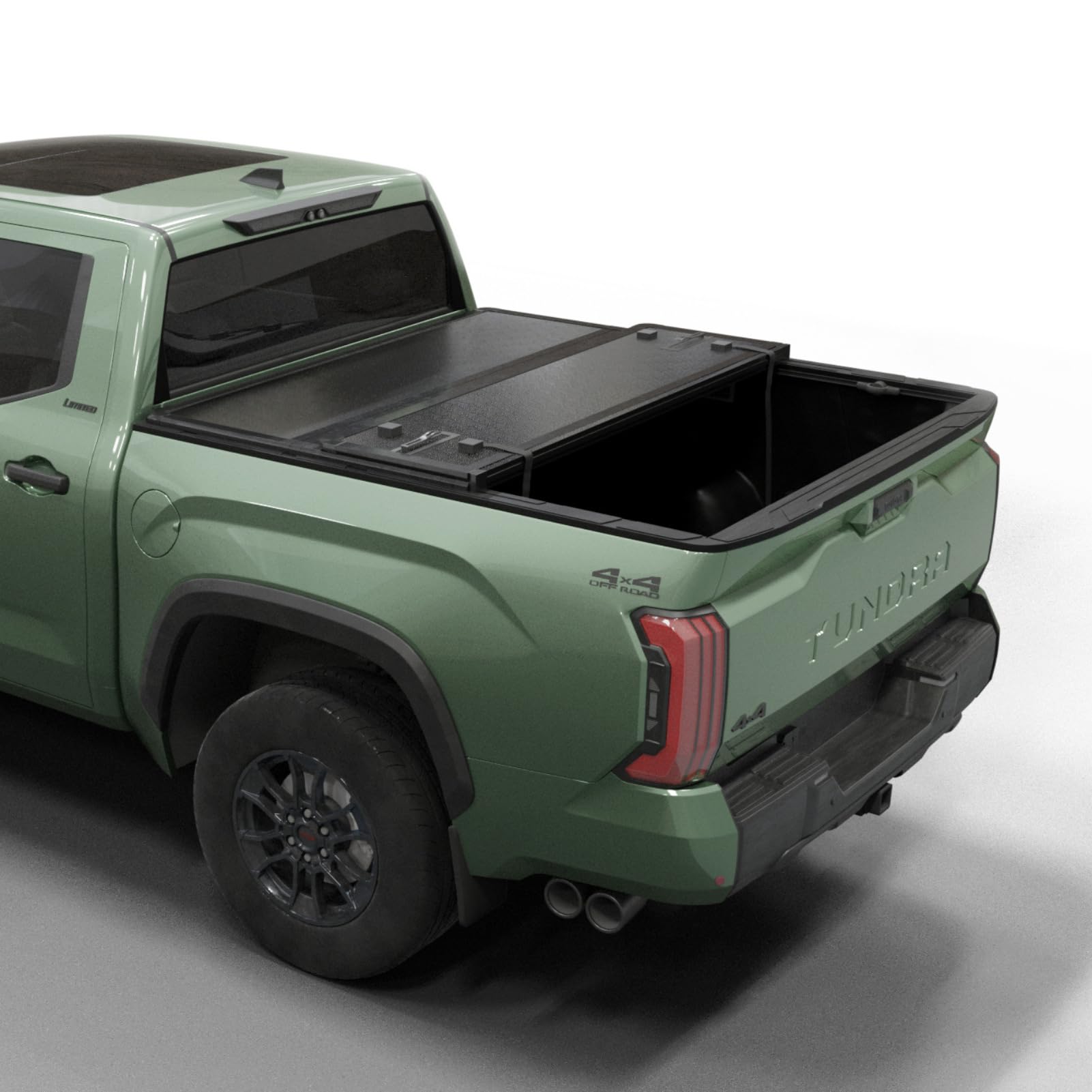 Toptiny Hard Folding Truck Bed Tonneau Cover Htf034 Fits 2022-2025 Toyota Tundra 56'' Bed W/Oe Rail System (66.7'')