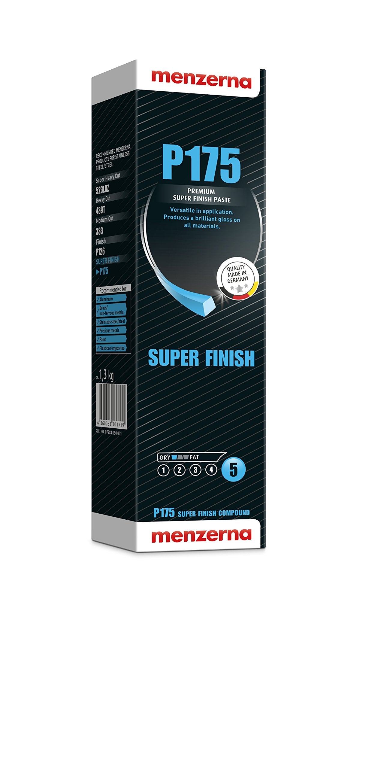 Menzerna P175 Premium Super Finishing Paste (For All Surfaces) 1.3 Kg