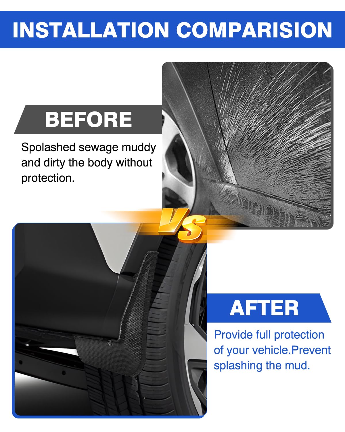 Autorder Mud Flaps Fit For 2024 2025 Subaru Crosstrek Accessories Splash Guards Mudflap Fender Flares Front And Rear Mud Guard S