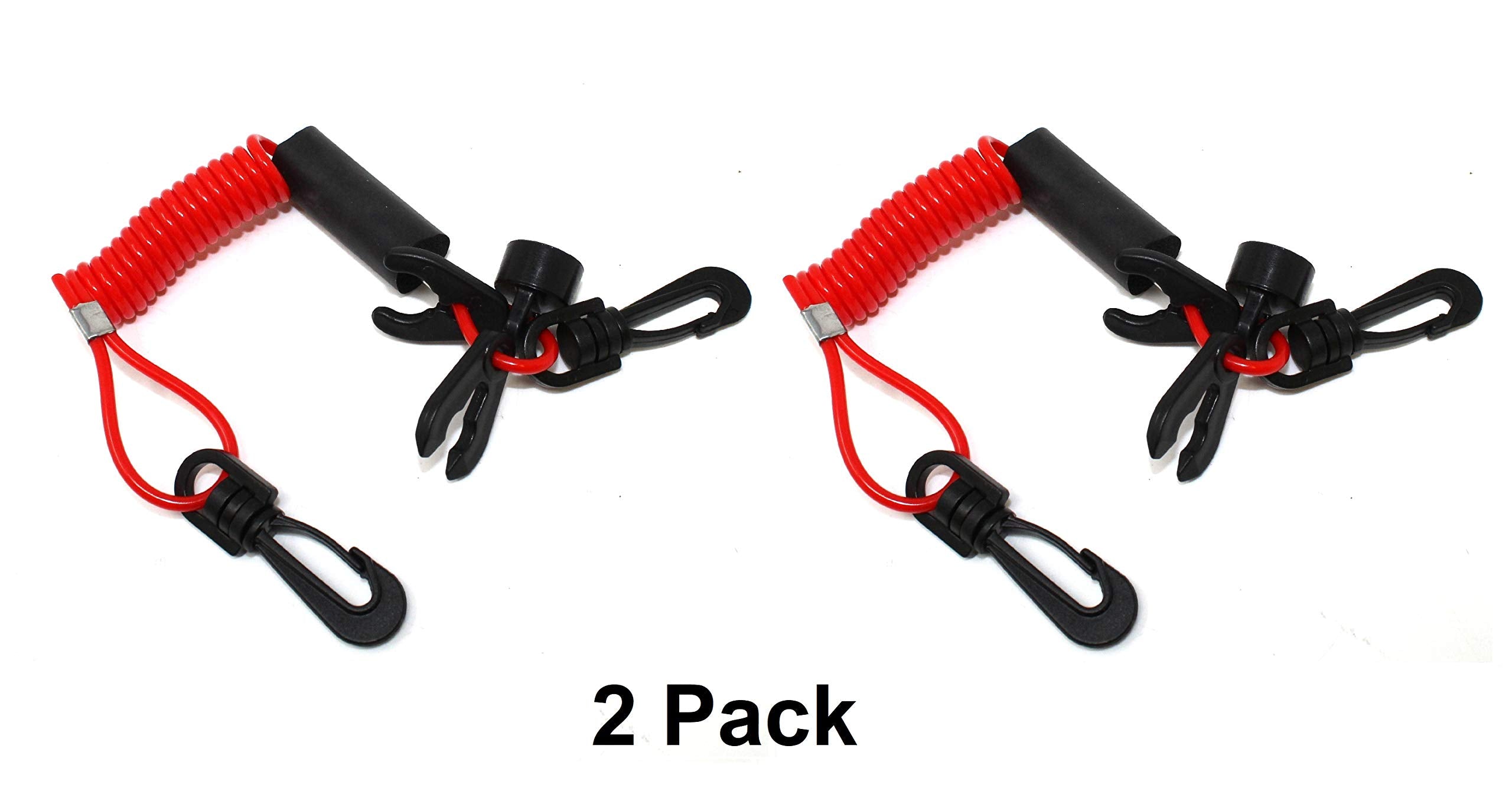 Universal Jet Ski Kill Switch Lanyard For Kawasaki Yamaha Sea Doo Non-Dess (2)