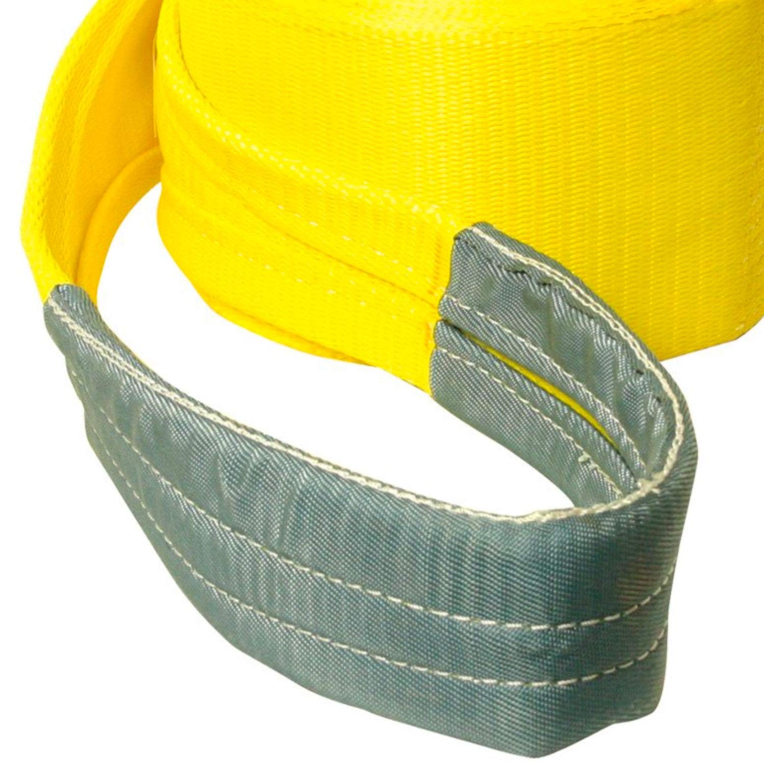 Vulcan Tow Strap With Reinforced Eyes - Heavy Duty - 6 Inch X 30 Foot - 15,000 Pound Towing Capacity